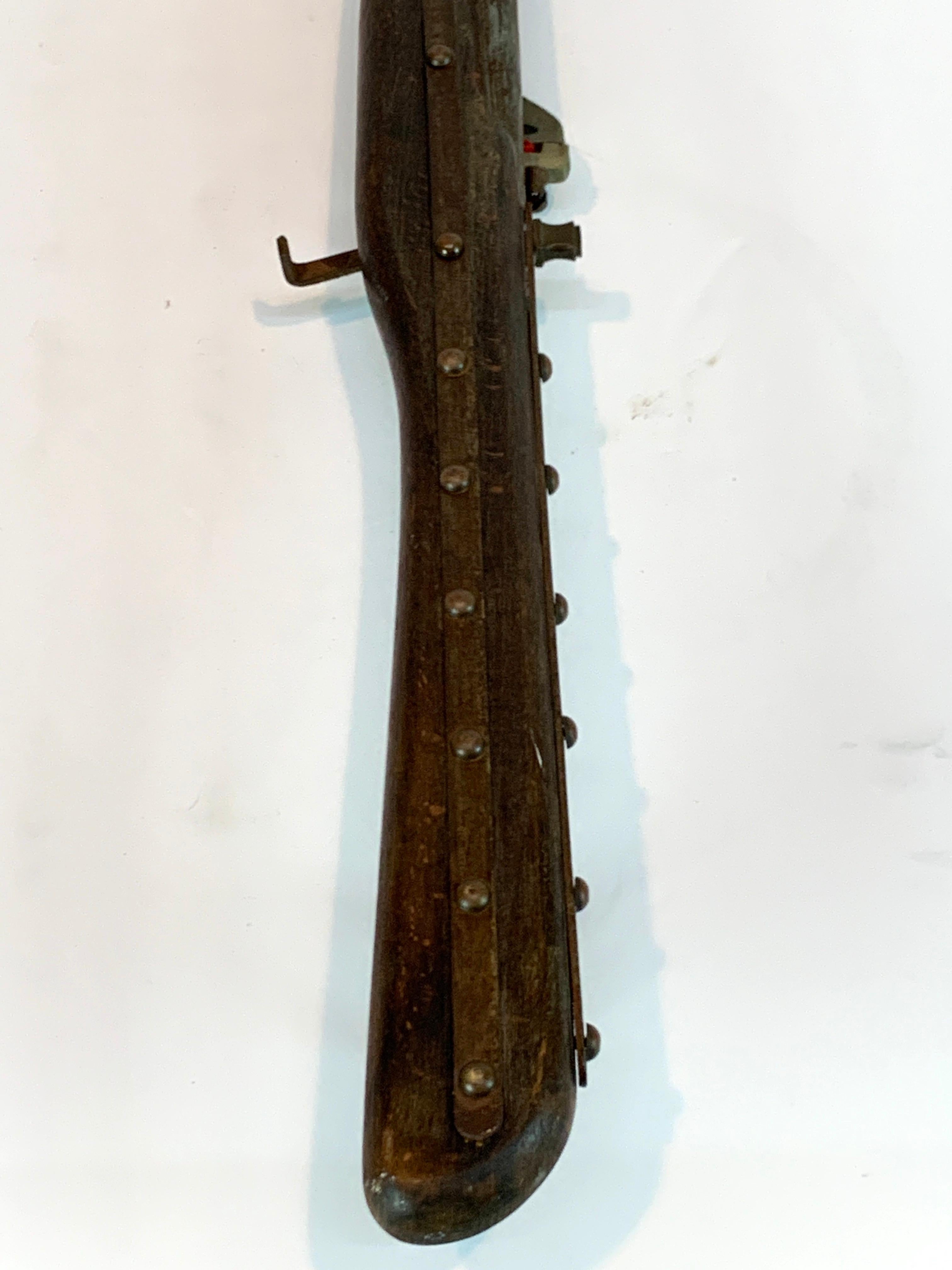 Model of a European 18th Century Flintlock Pistol with Axe Handle 2