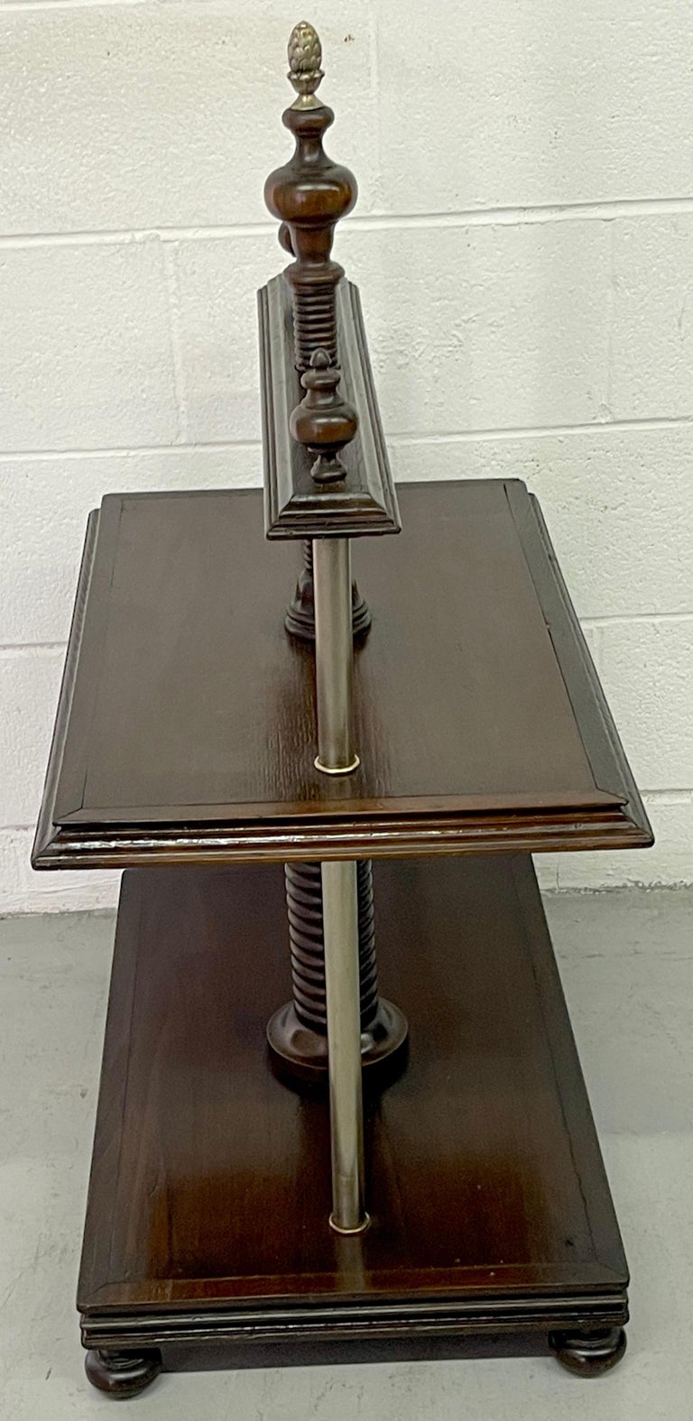 Model of a European Bookpress End/Side Table For Sale at 1stDibs