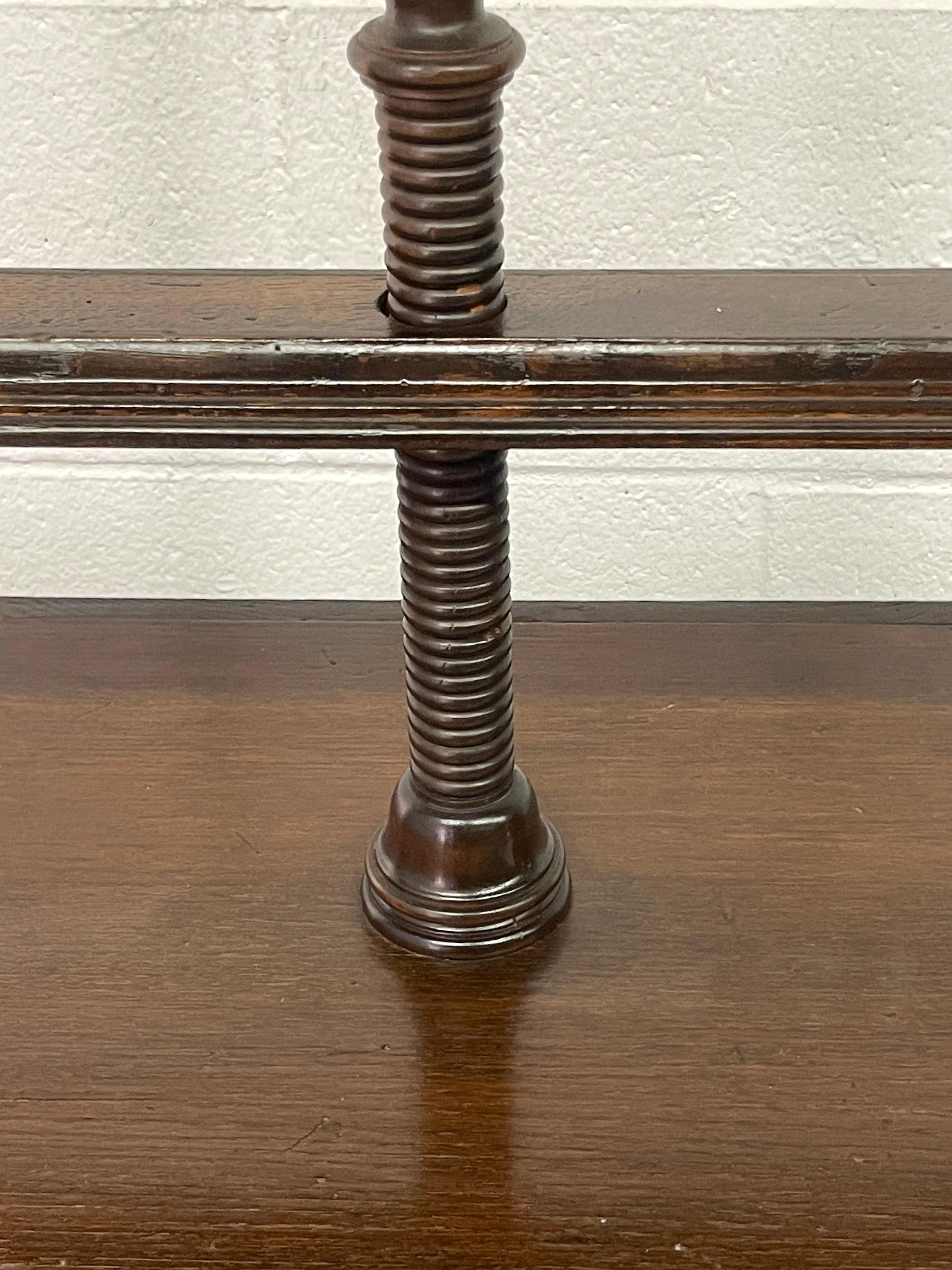 Model of a European Bookpress End/Side Table For Sale 2