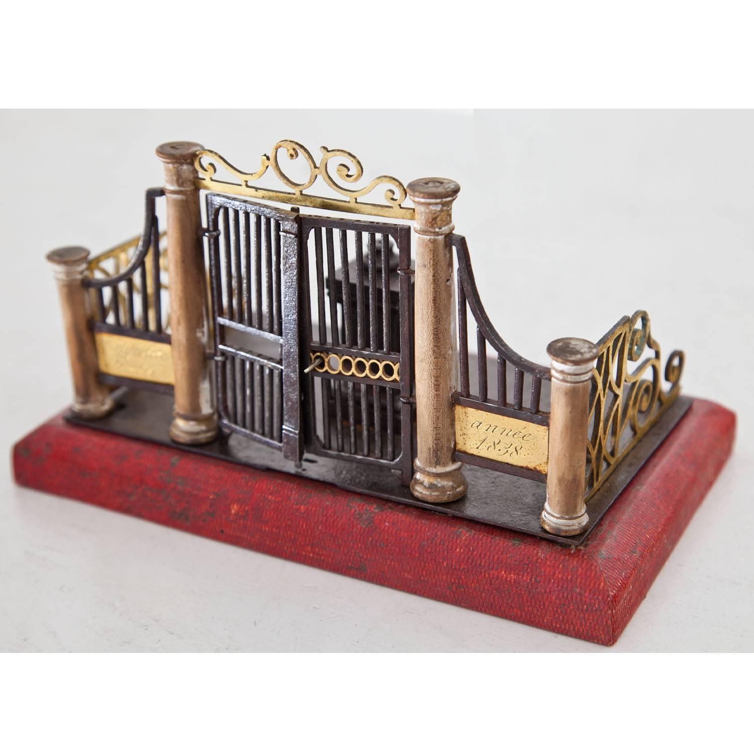 Model of a Gate, France, Dated 1838 4