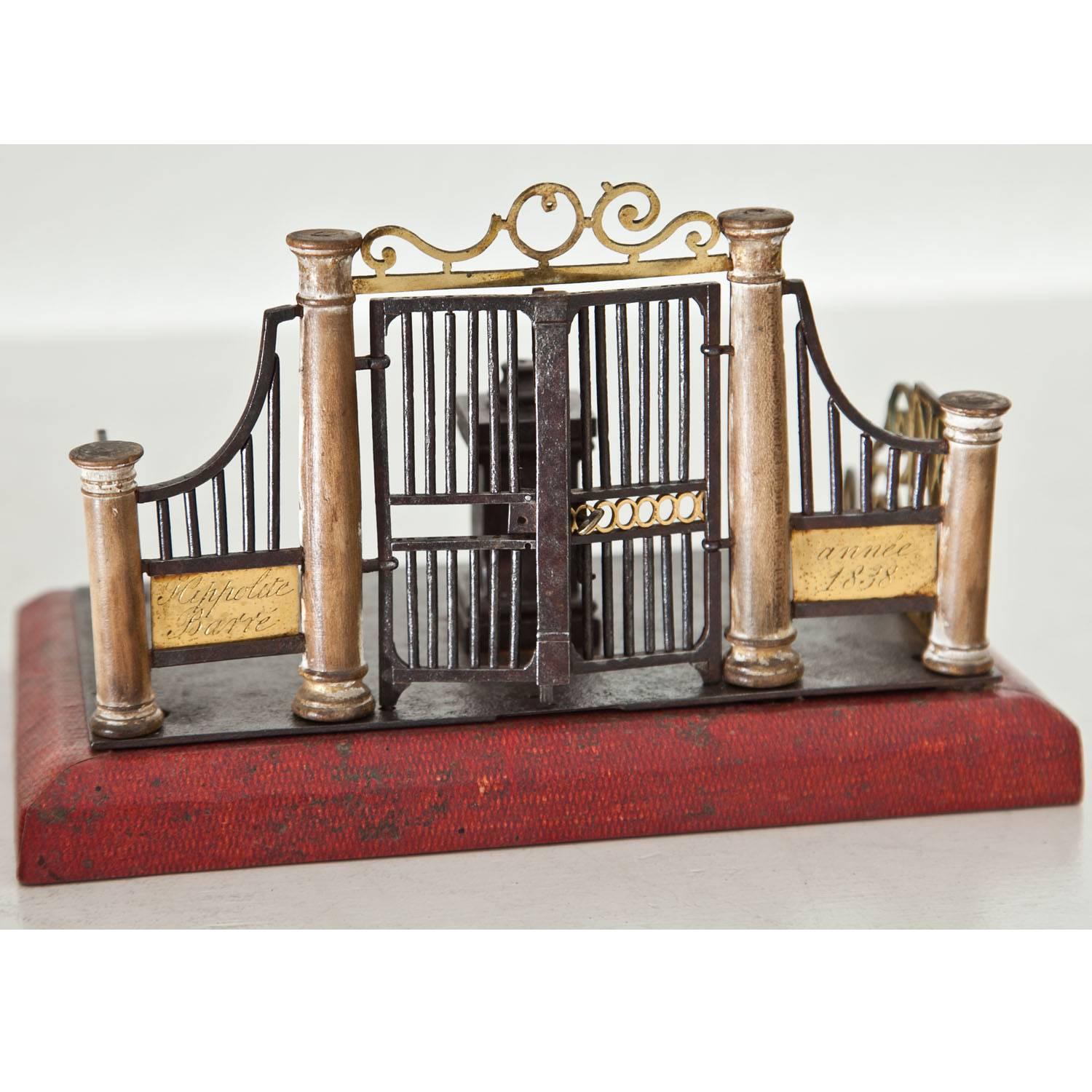 Model of a Gate, France, Dated 1838 2