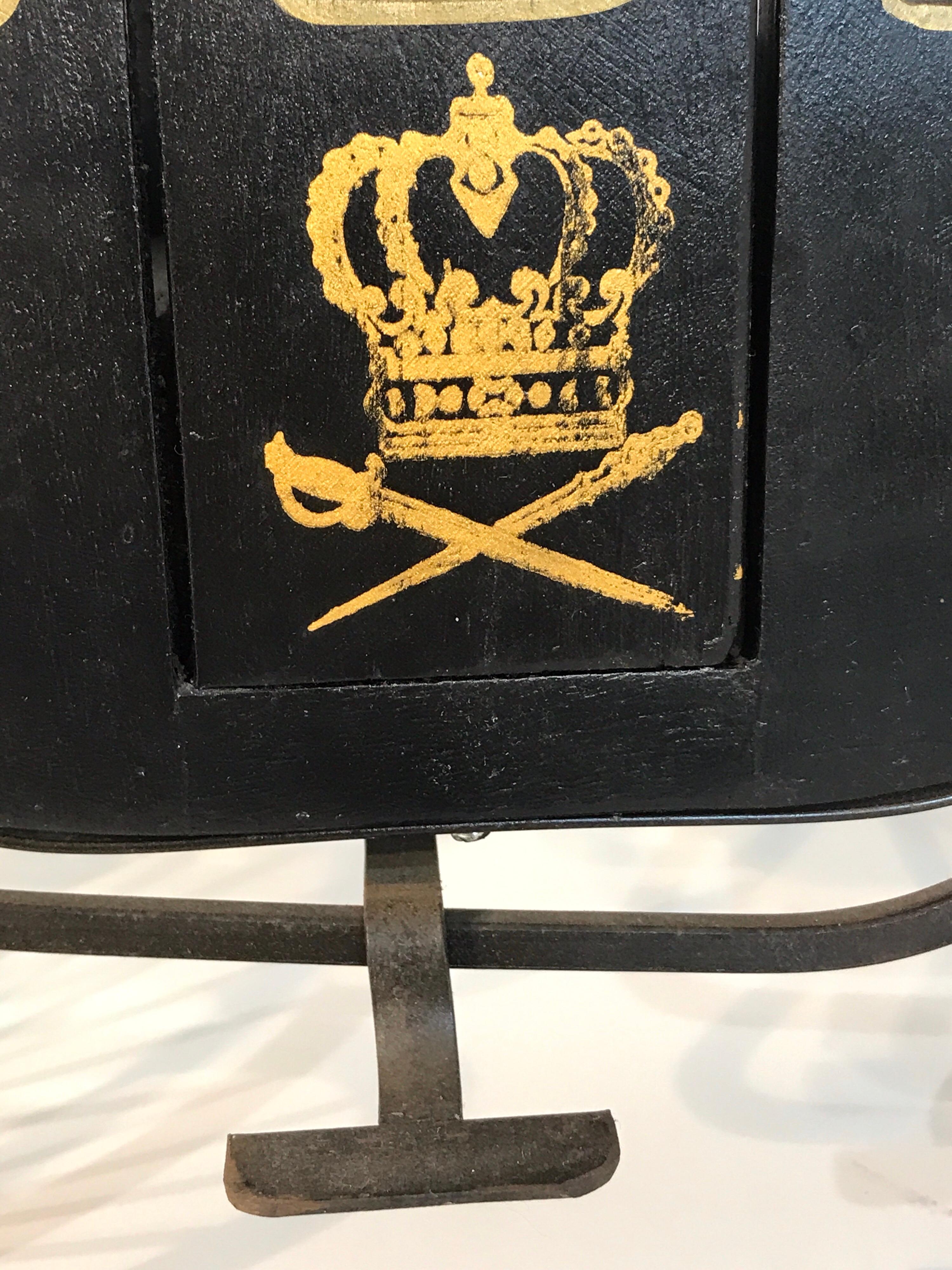 Métal Modèle d'un chariot royal en vente
