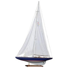 Vintage Model of a Sailing Boat
