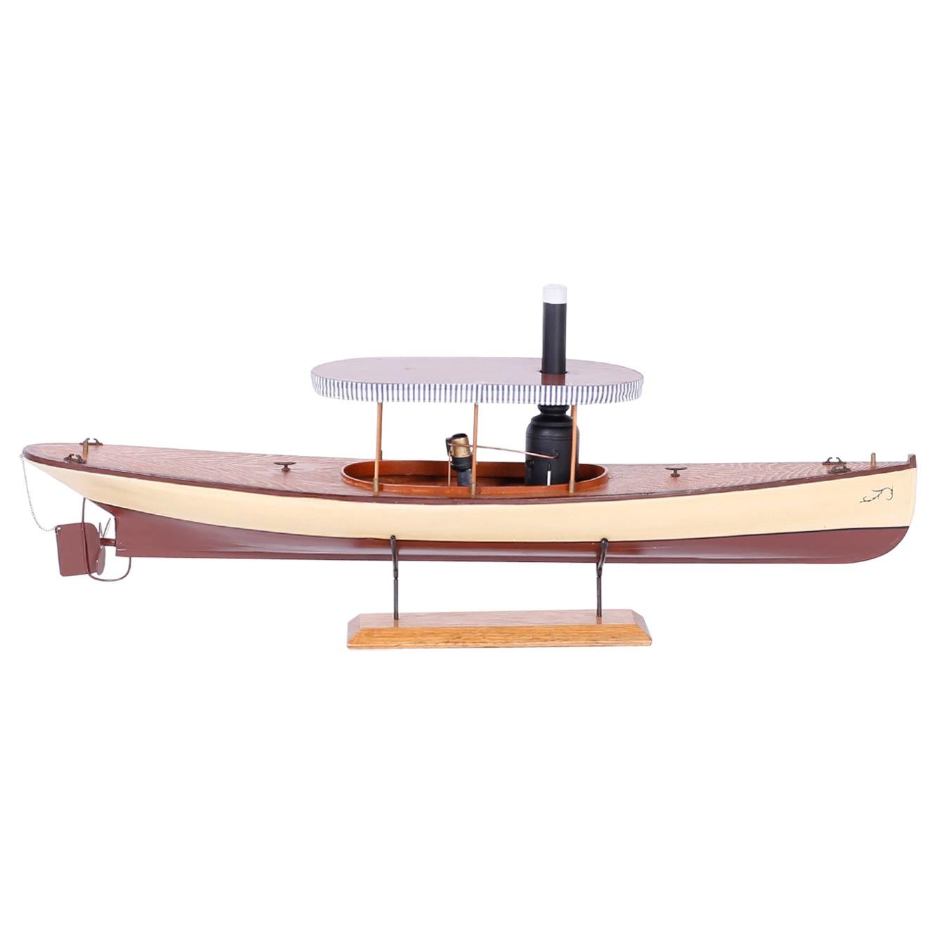 Model of a Steam Powered Boat or Launch