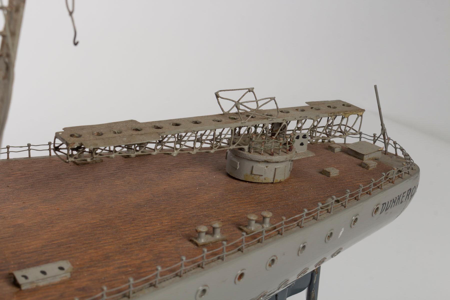 Model of a War Boat, Handcrafted, 