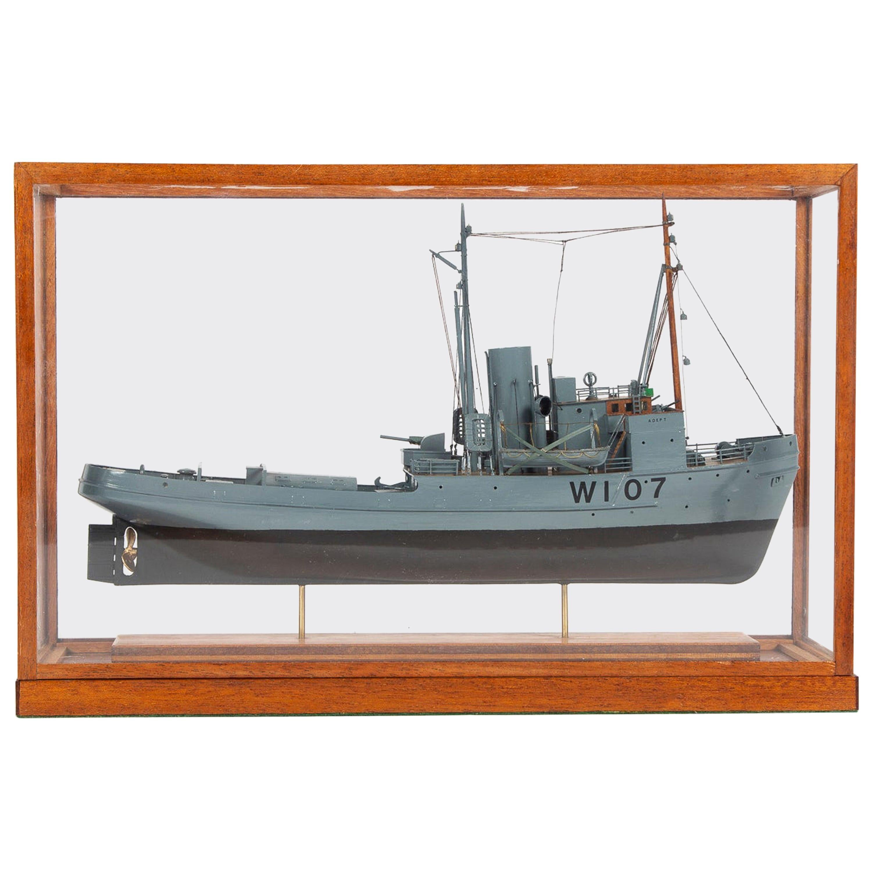 Model of a WWII Admiralty Rescue Tug