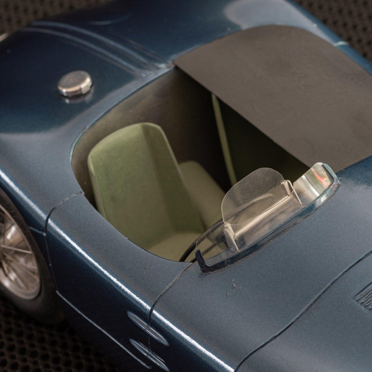 Contemporary Model of Jaguar C-Type Racing Car