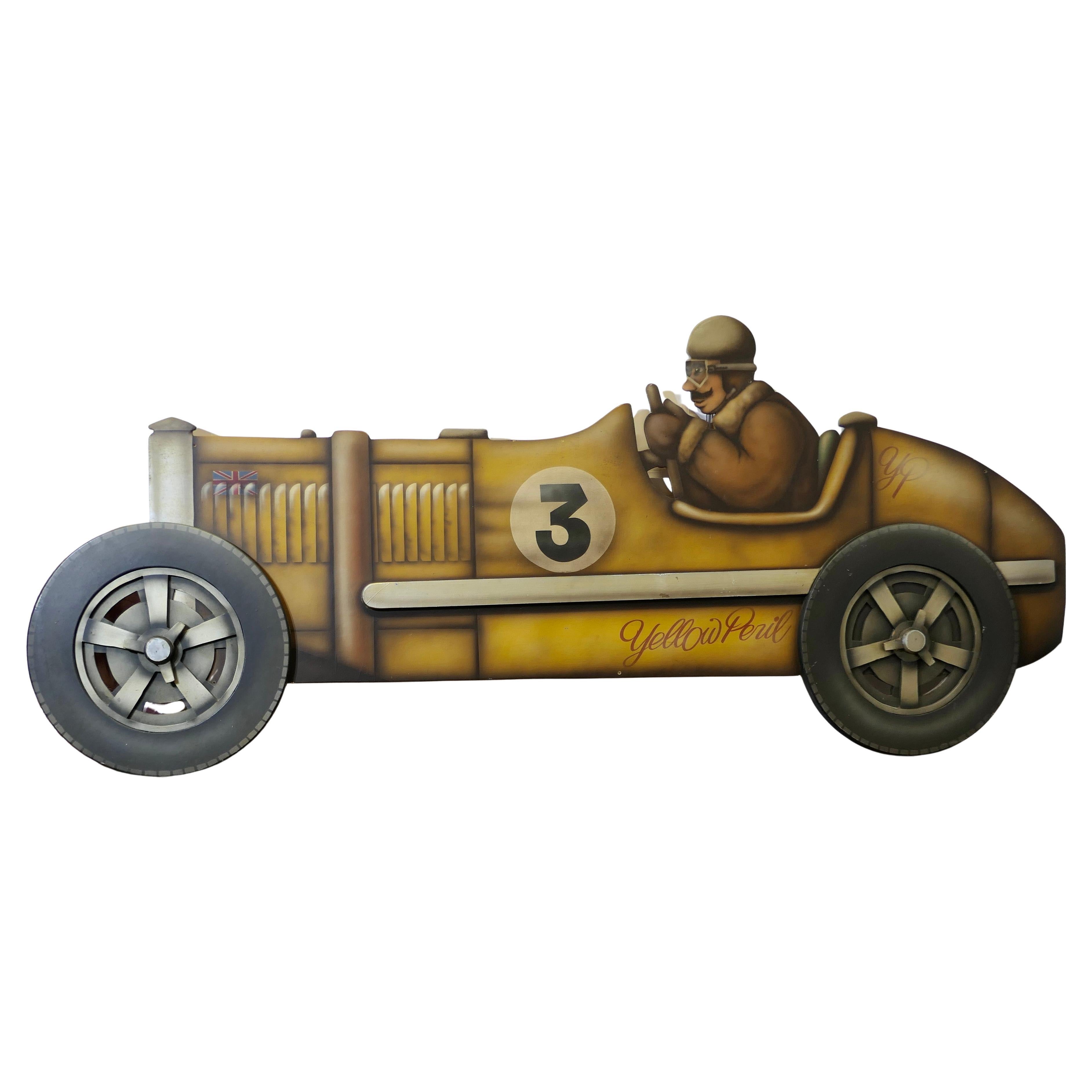 Model of Kissel Gold Bug Speedster, Trade Advertising Sign