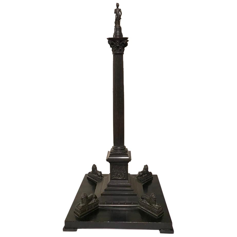 19th Century Victorian Model of Lord Nelson's Column, Dated 1868, Only 25 Made