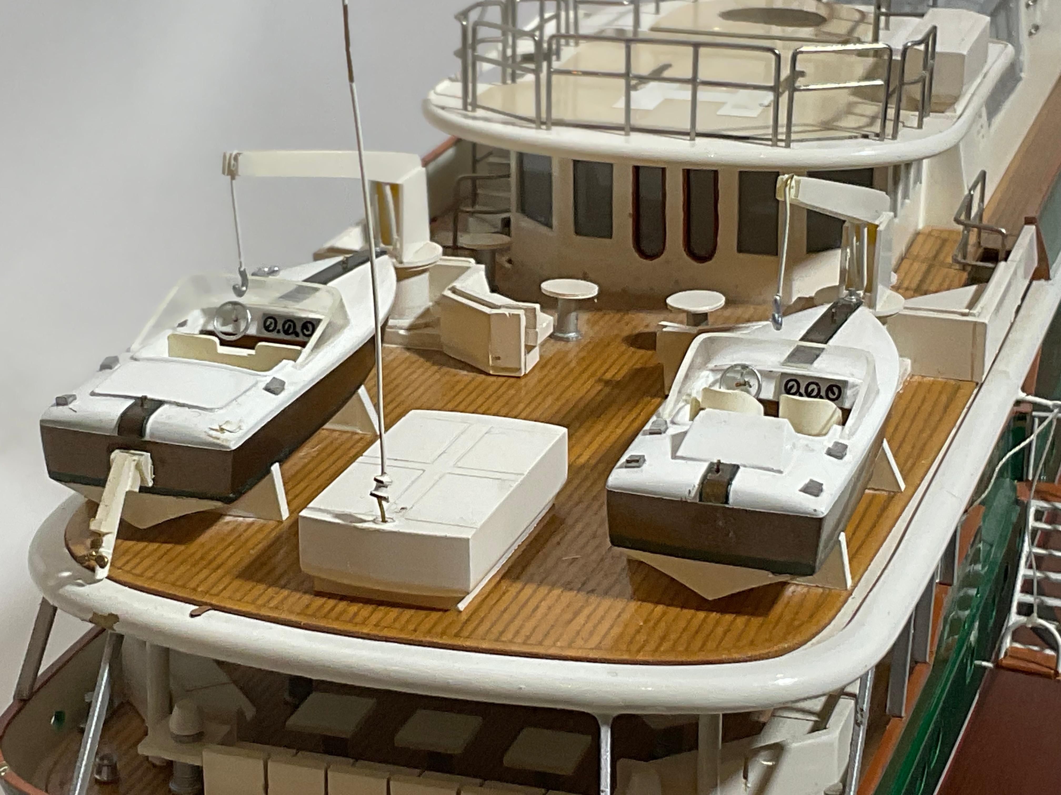Model of Malcolm Forbes Yacht 