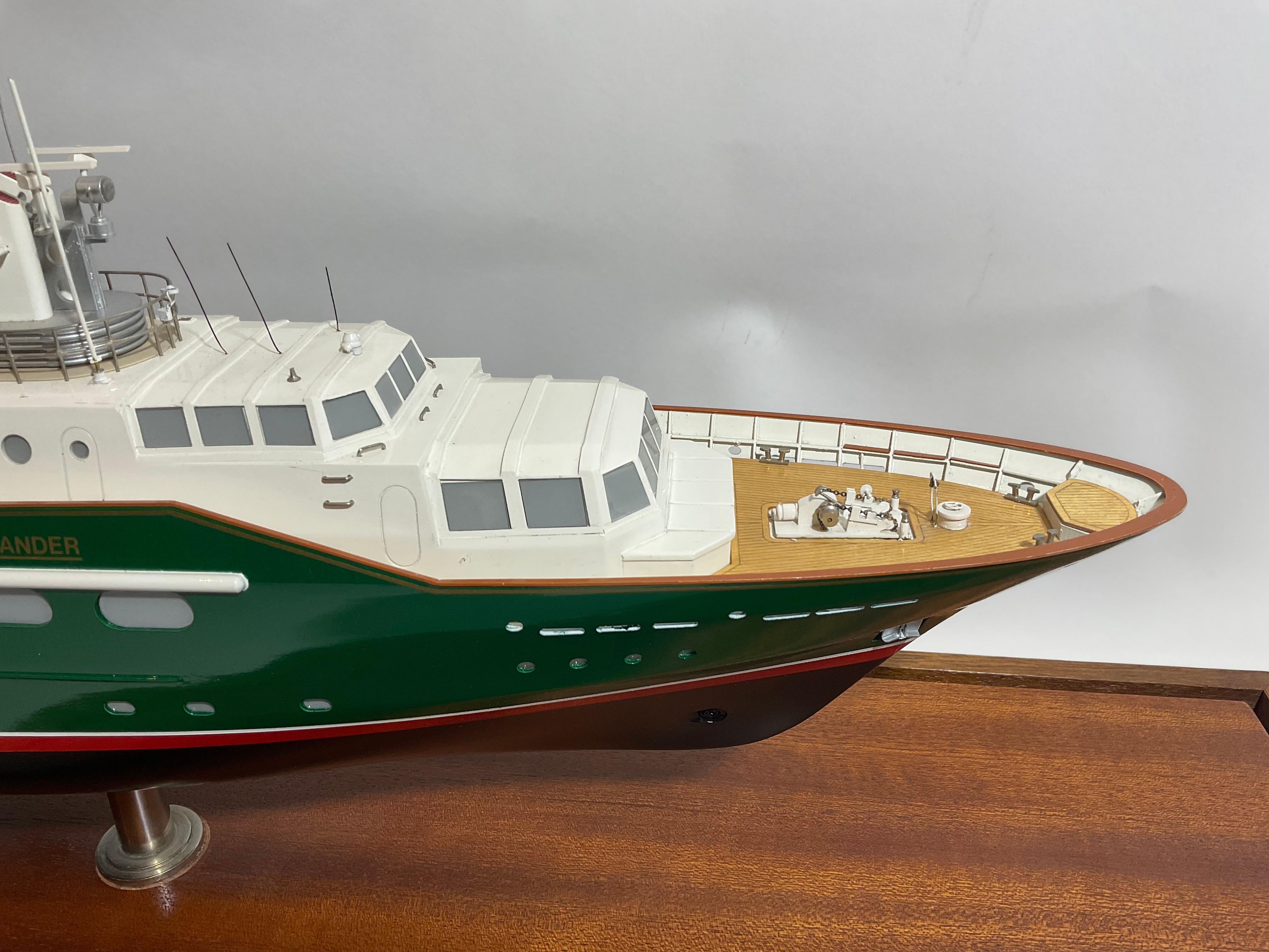 Late 20th Century Model of Malcolm Forbes Yacht 