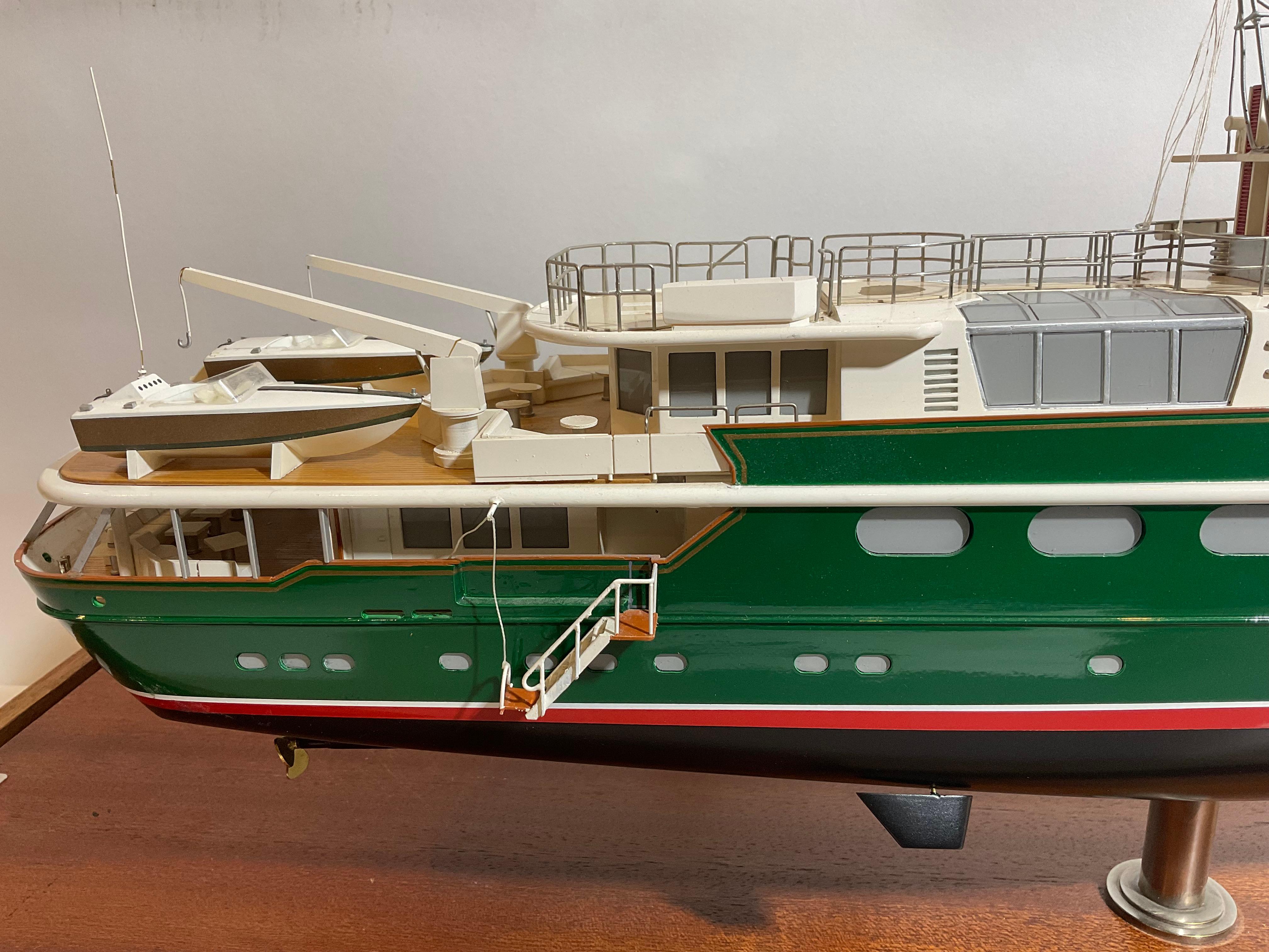 Model of Malcolm Forbes Yacht 