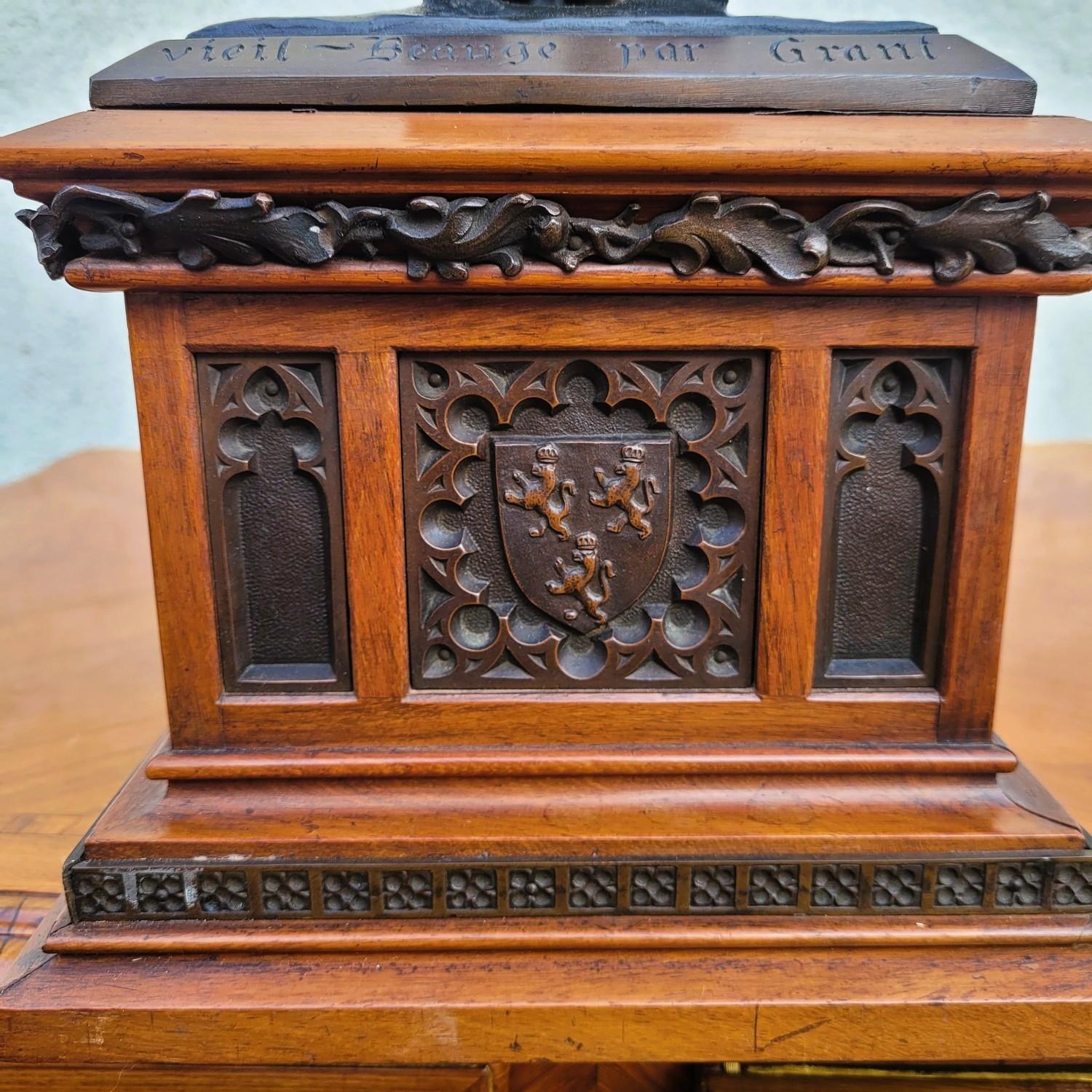 Model Of Nieuwerkerke, Battle Of The Duke Of Clarence, Bronze, Late 19th Century For Sale 6