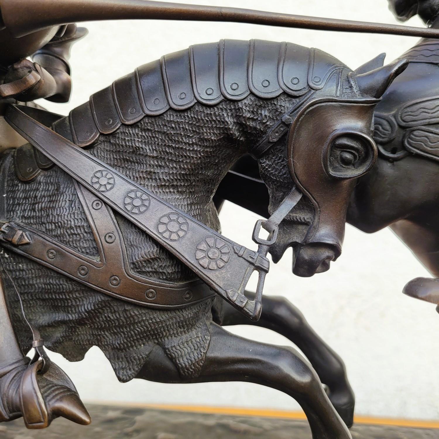 Model Of Nieuwerkerke, Battle Of The Duke Of Clarence, Bronze, Late 19th Century For Sale 9