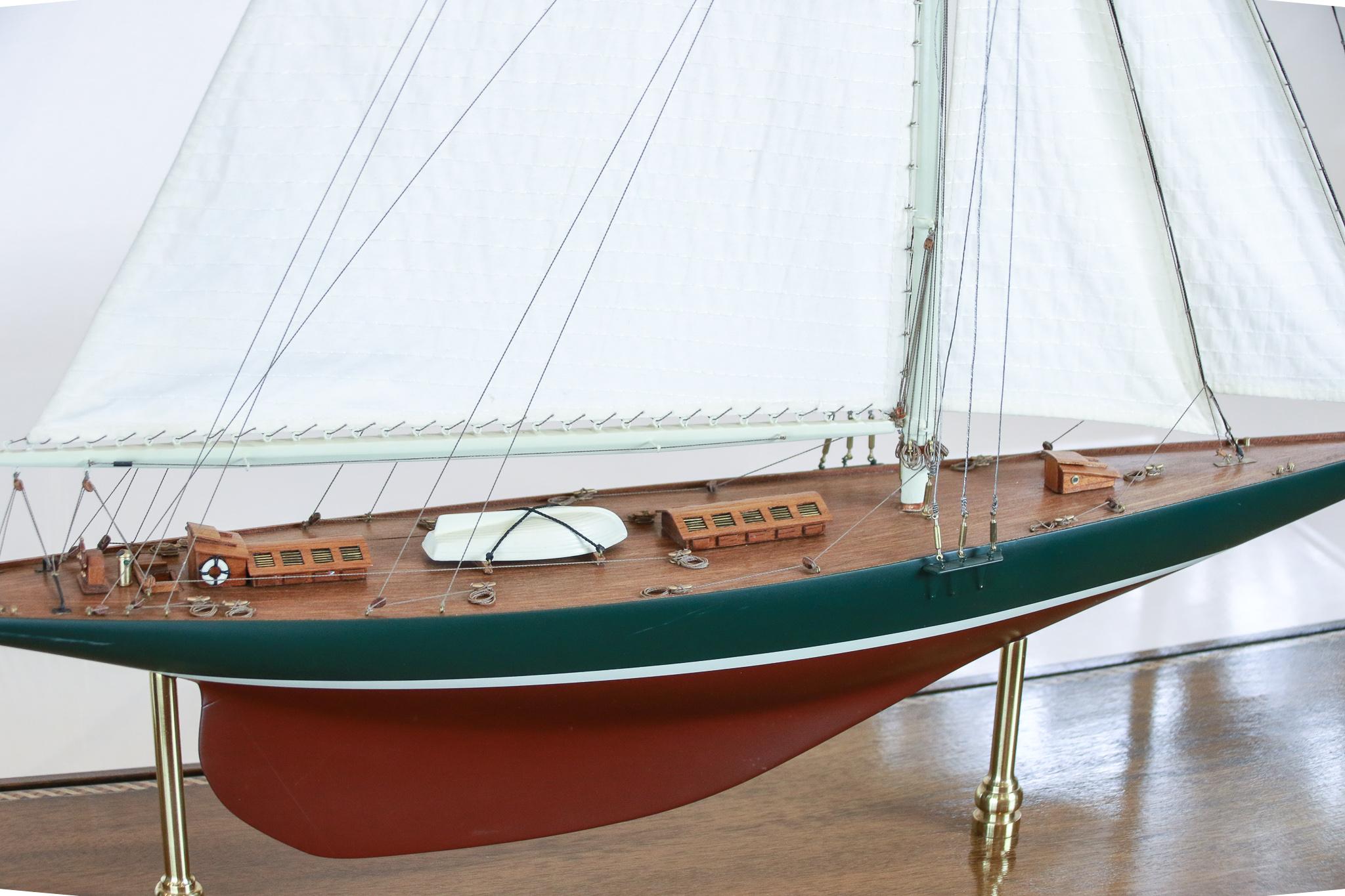 Model of Shamrock V In Excellent Condition In Norwell, MA
