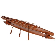 Model of Six Man Rowing Barge, circa 1924