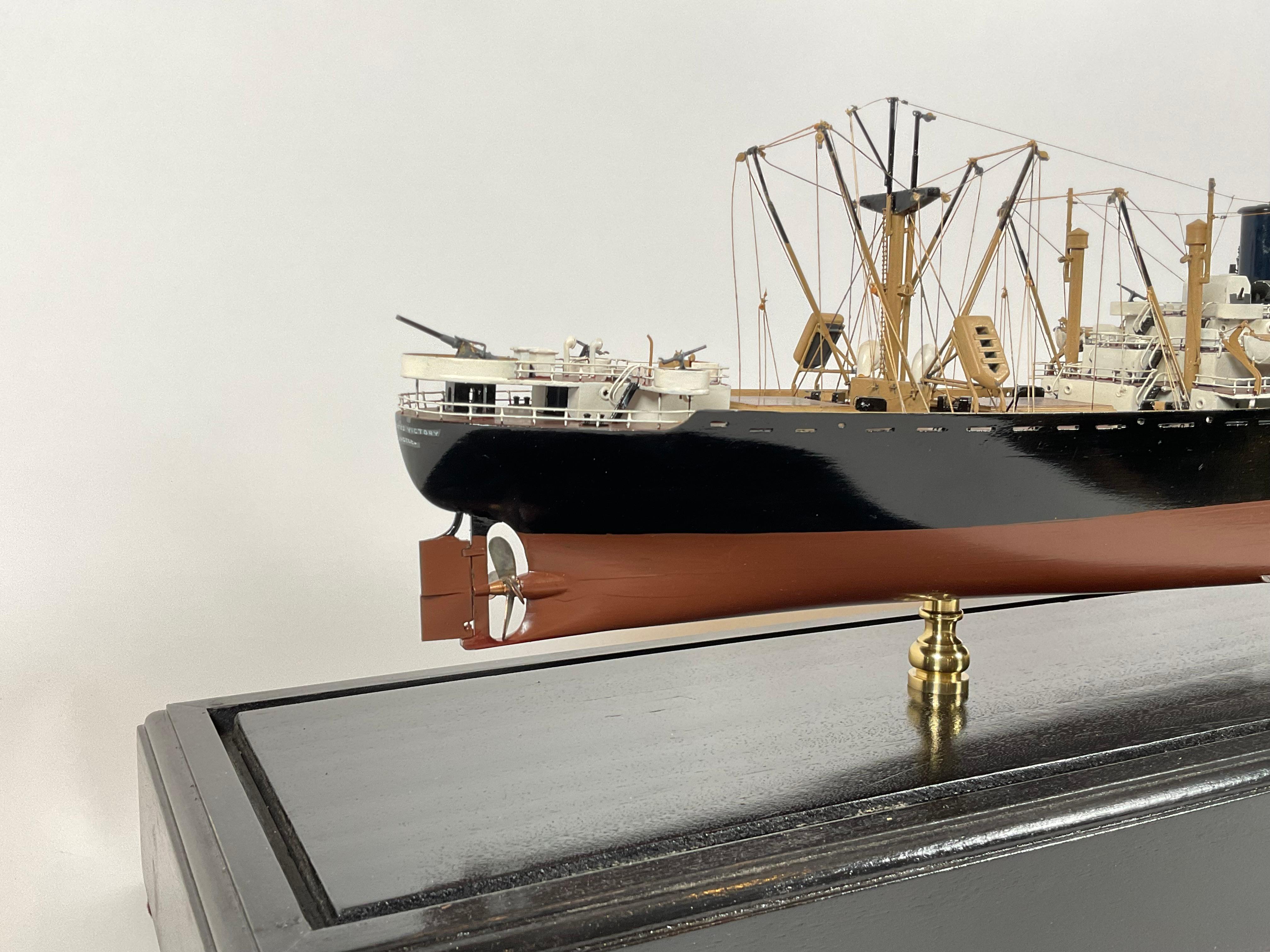 Model of the American Merchant Ship “United States Victory” For Sale 9