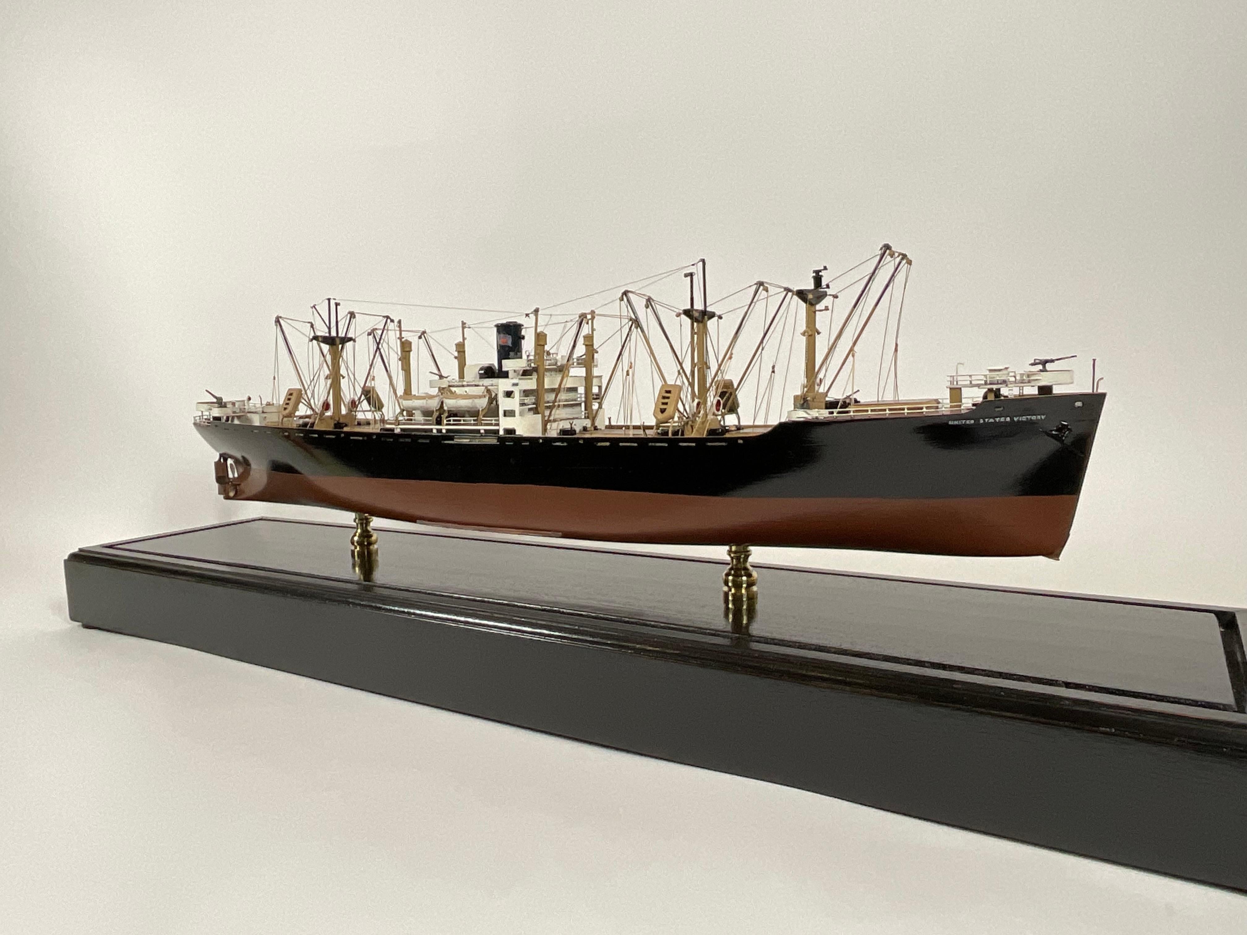 Model of the American Merchant Ship “United States Victory” For Sale 11
