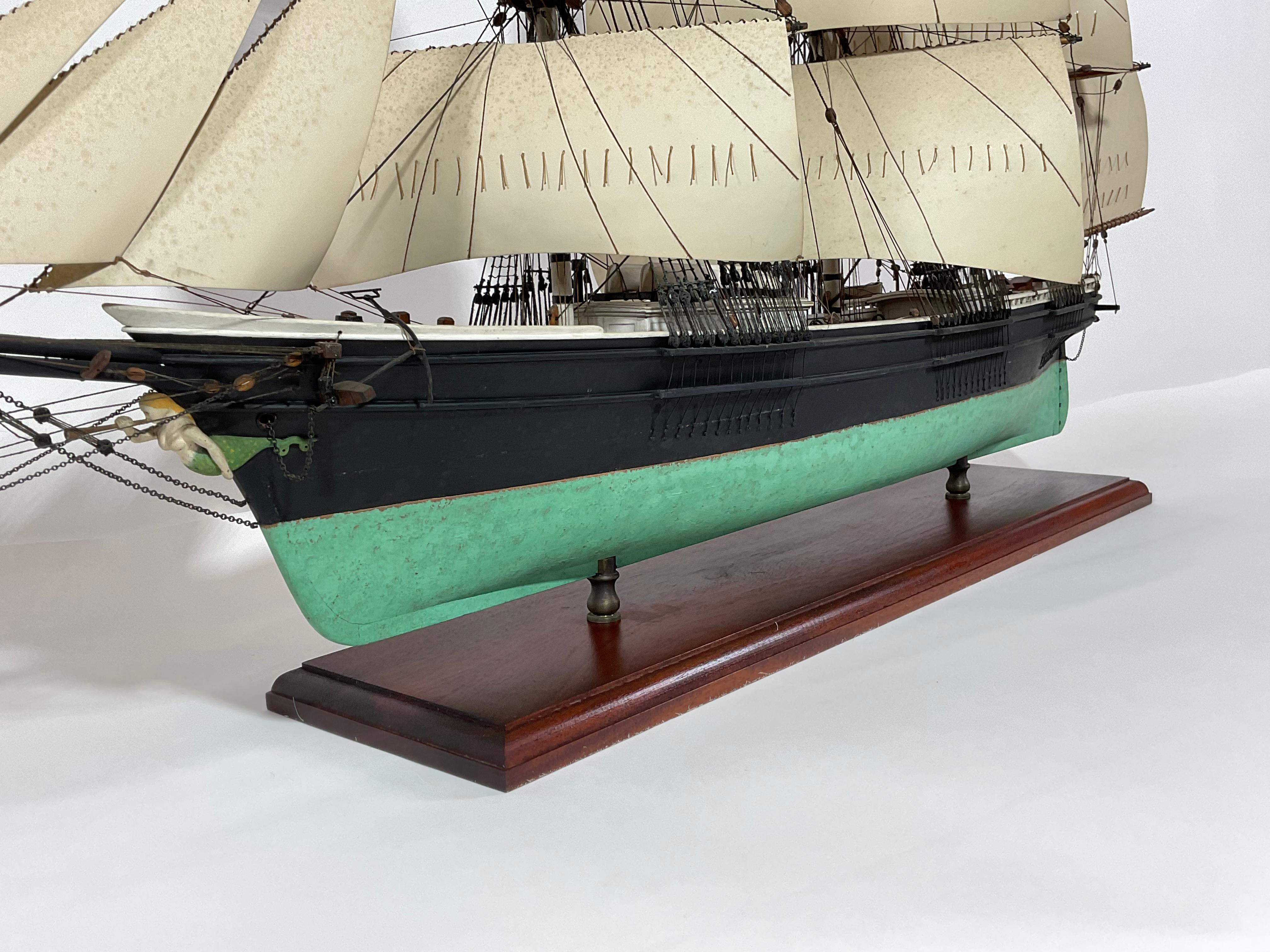Model of the Boston Built American Clipper Ship 