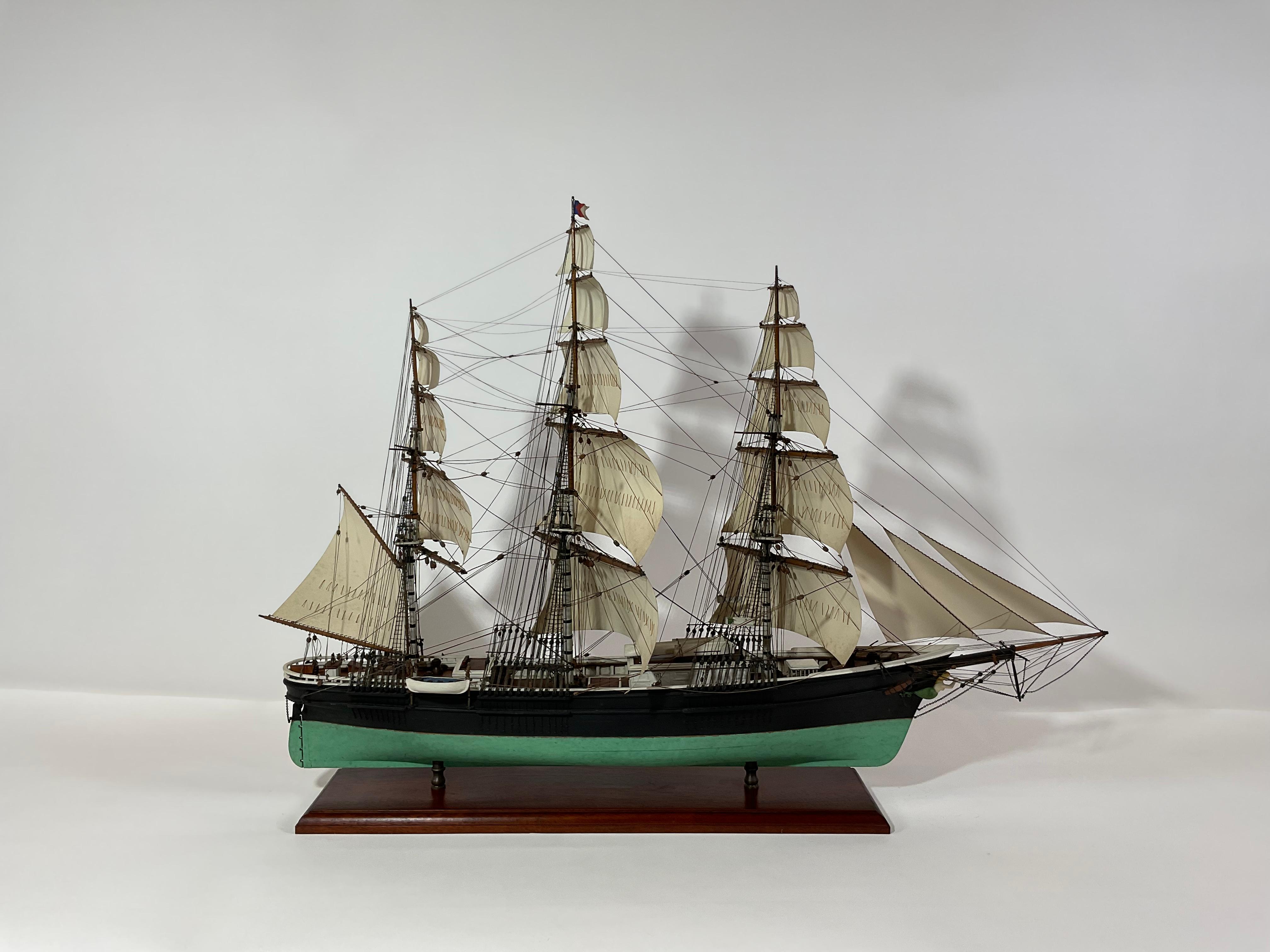Museum quality model of the Boston built American clipper ship 