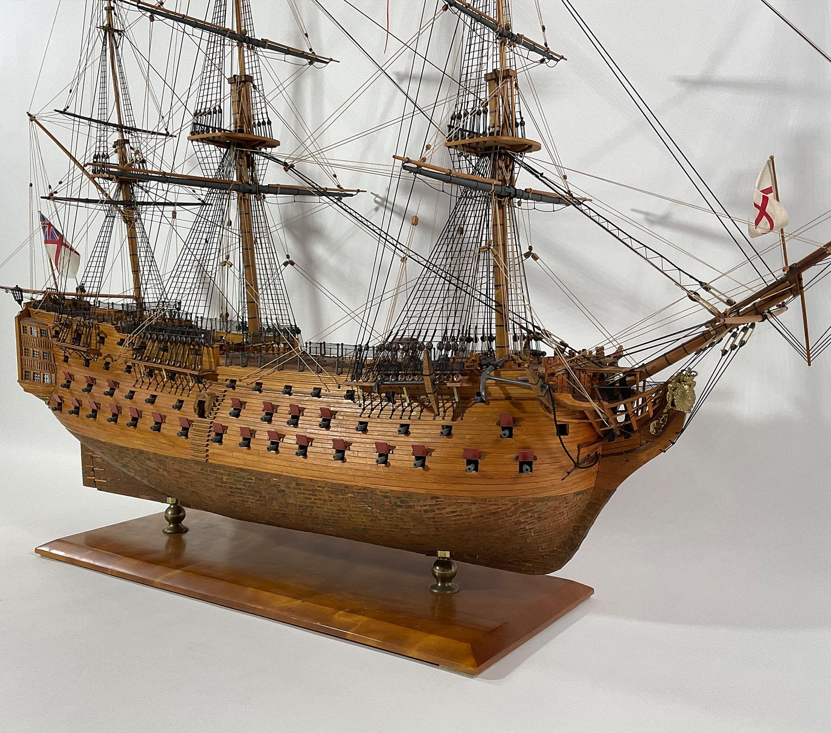 Model of the British Royal Navy Frigate HMS Victory For Sale 1
