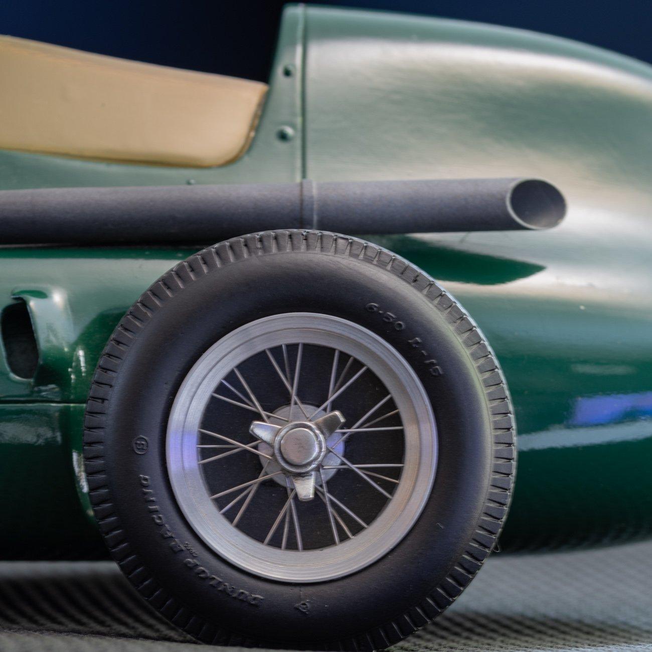 British Model of the Formula One Vanwall Racing Car