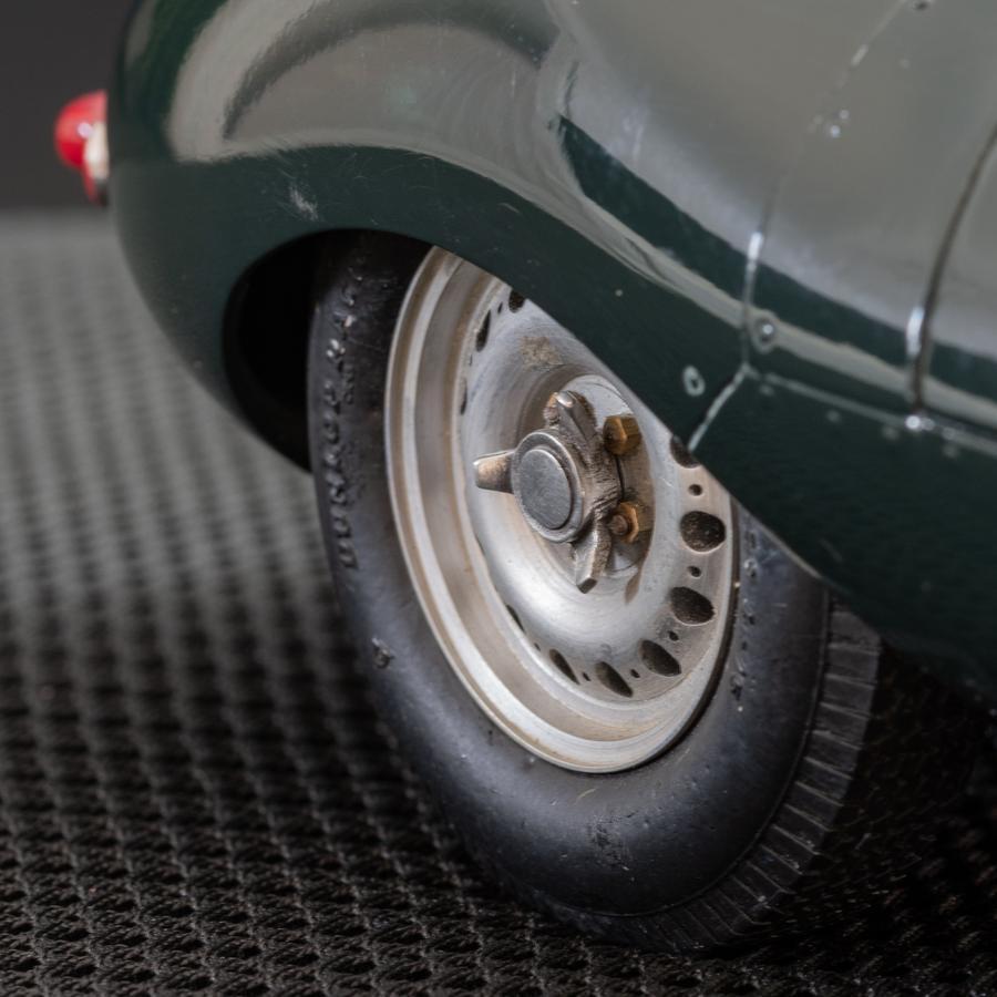 Metal Model of the Jaguar D-Type Racing Car