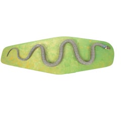 Antique Scientific Model of the Non-Poisonous Snake of Natricidae Family 1950s