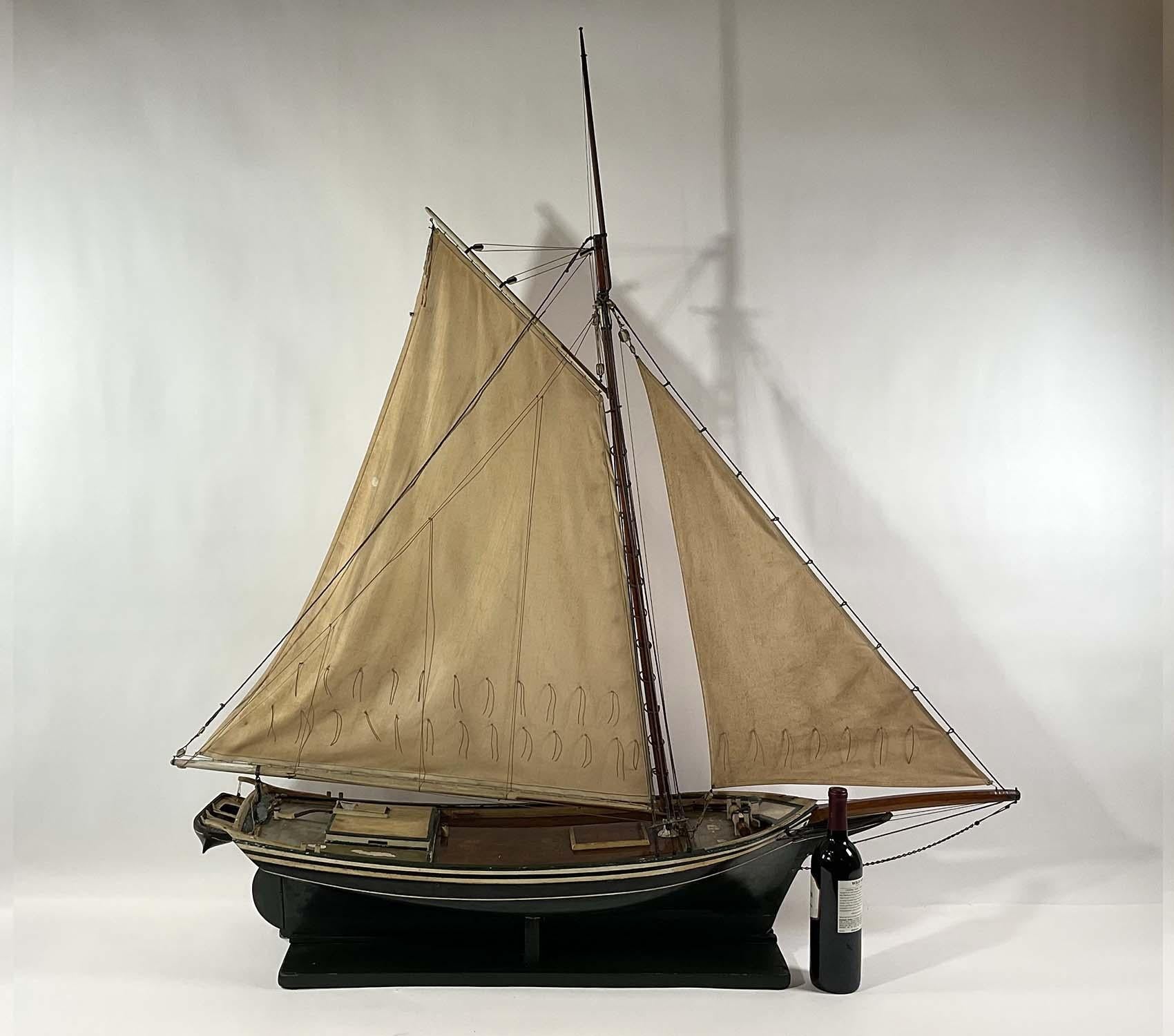 North American Model of the Oyster Sloop Fanny Fern of Quincy Mass