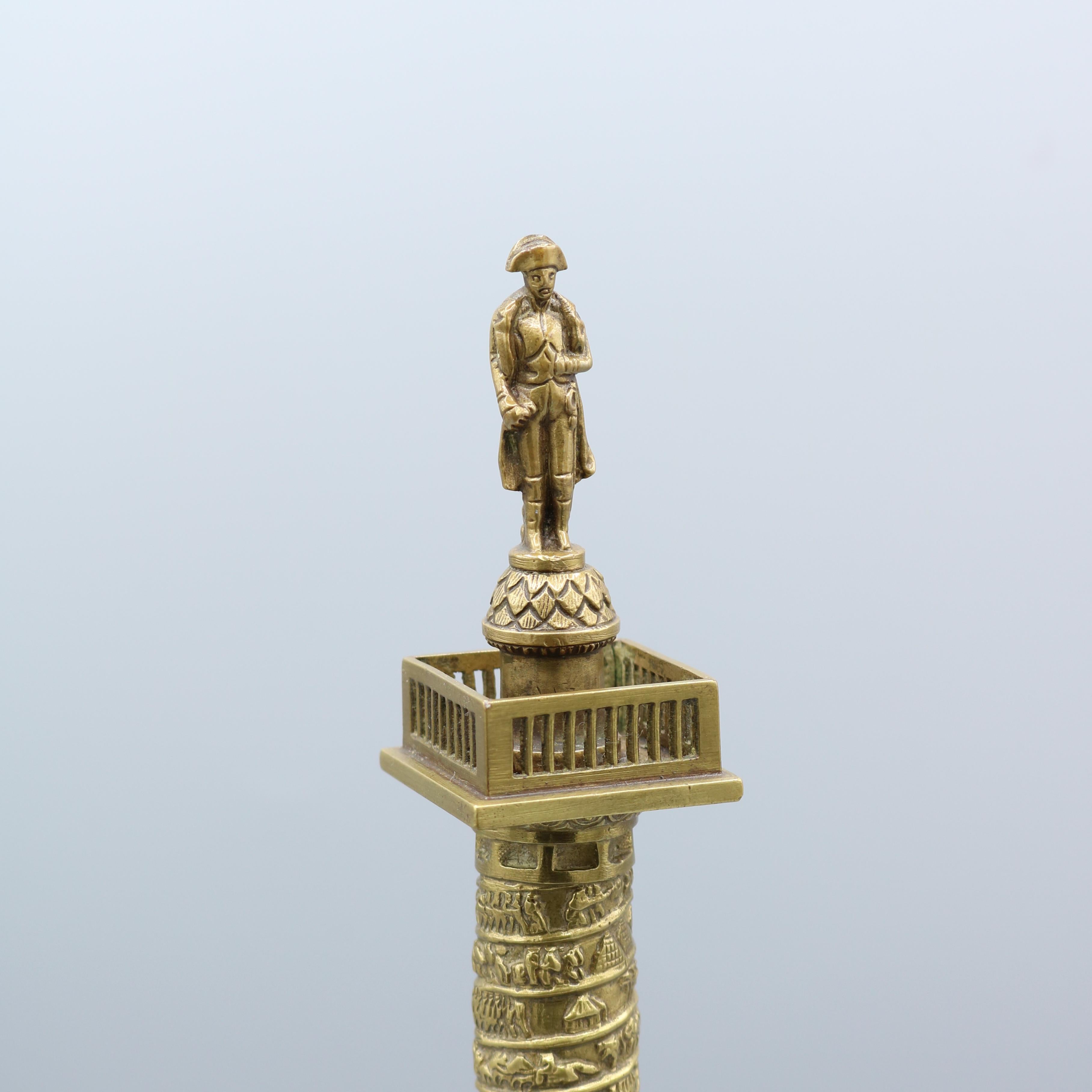 Model of the Place Vendôme Column, Gilt-Brass, Mid-19th Century 1