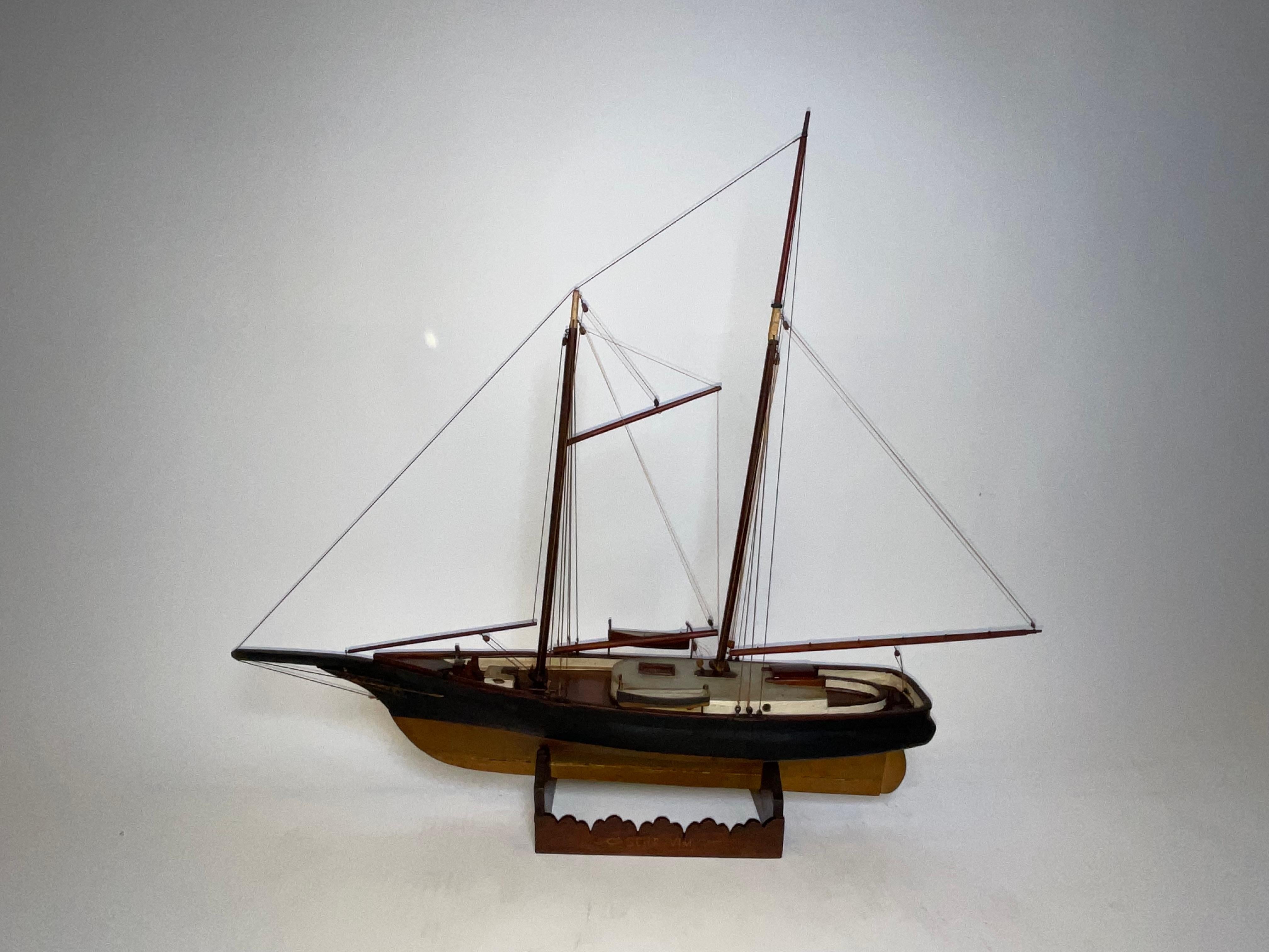 Modèle du yacht Schooner Yacht Vim en vente 4