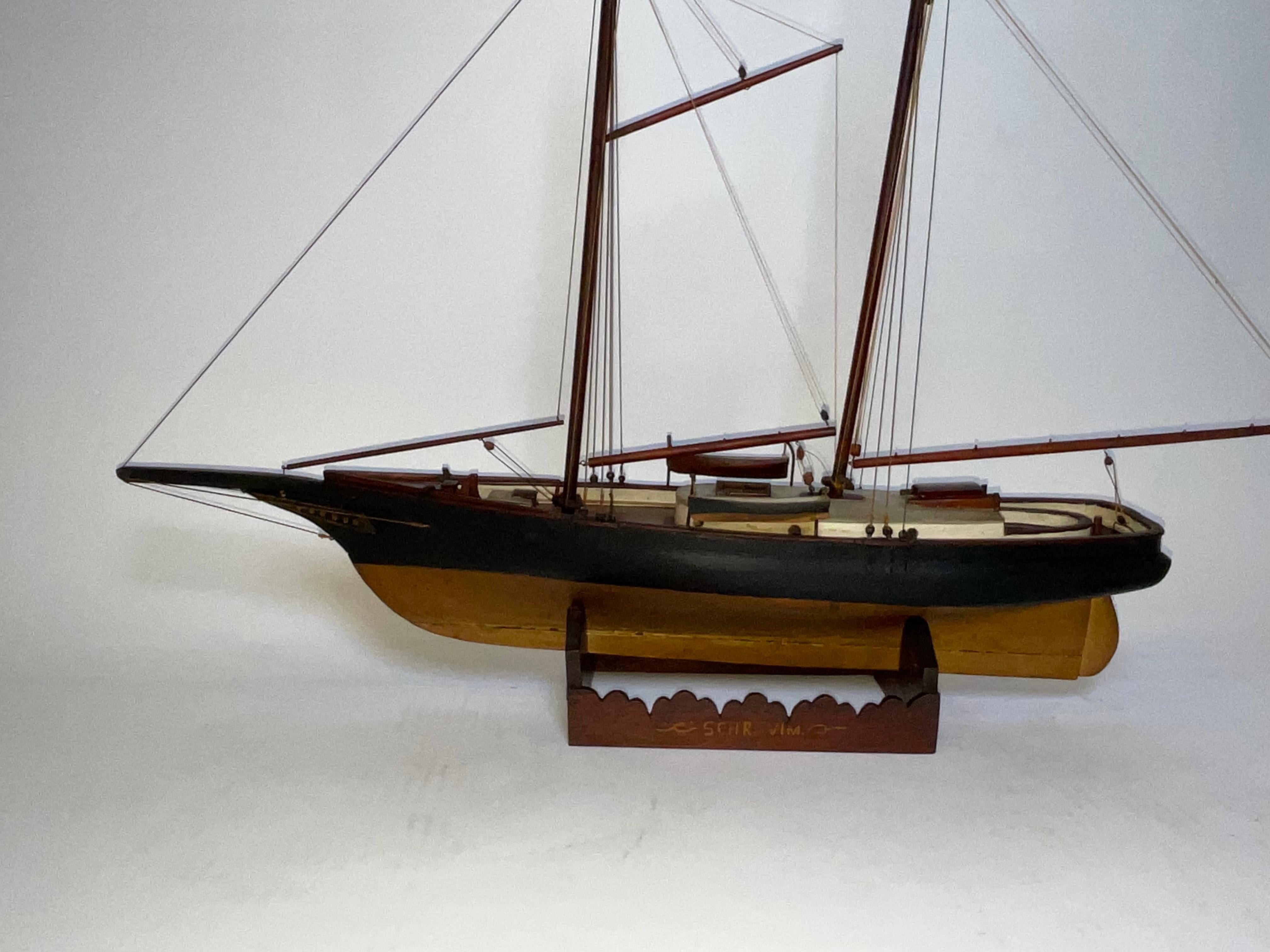 Modèle du yacht Schooner Yacht Vim en vente 5