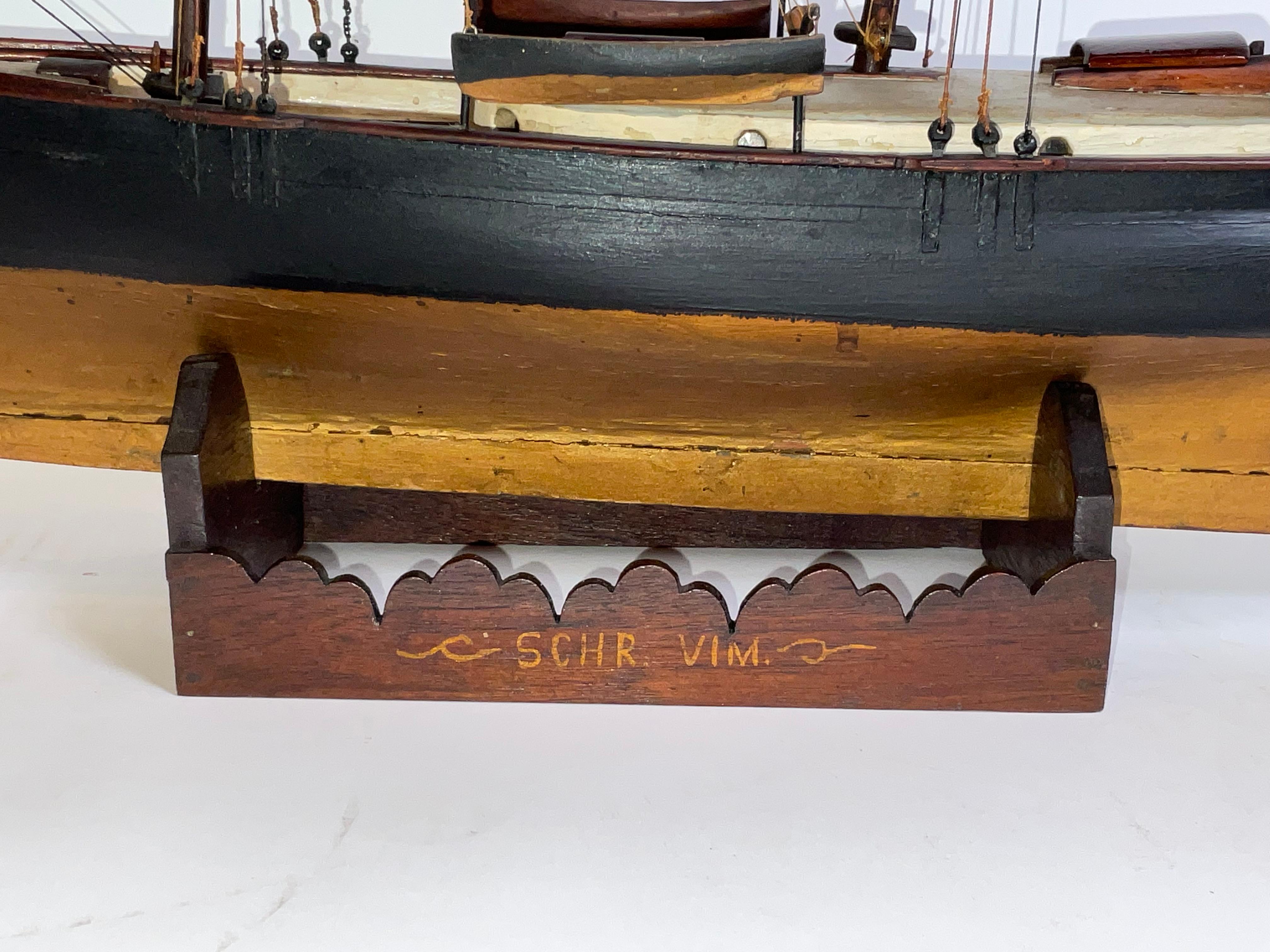 Modèle du yacht Schooner Yacht Vim en vente 9