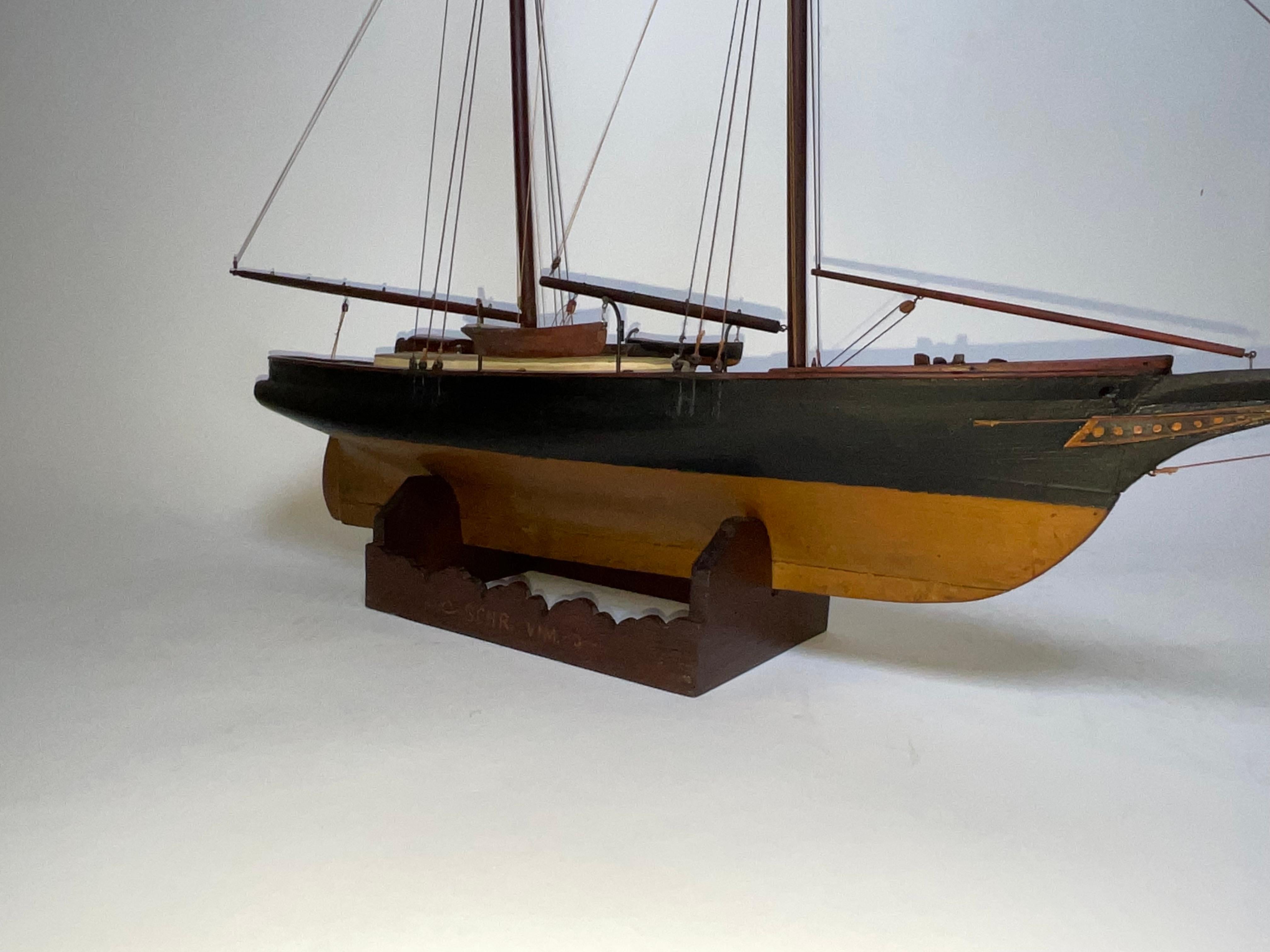 Modèle du yacht Schooner Yacht Vim en vente 2