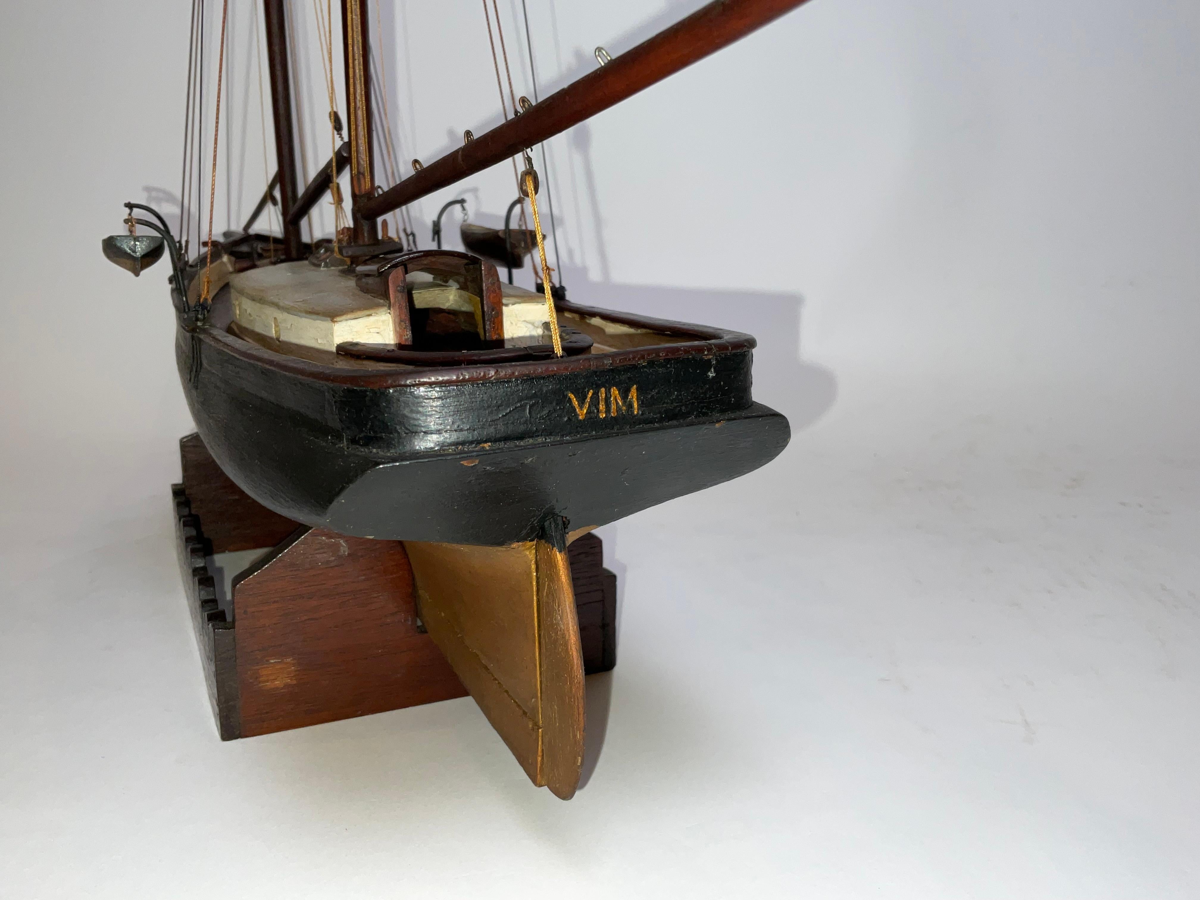 Modèle du yacht Schooner Yacht Vim en vente 3