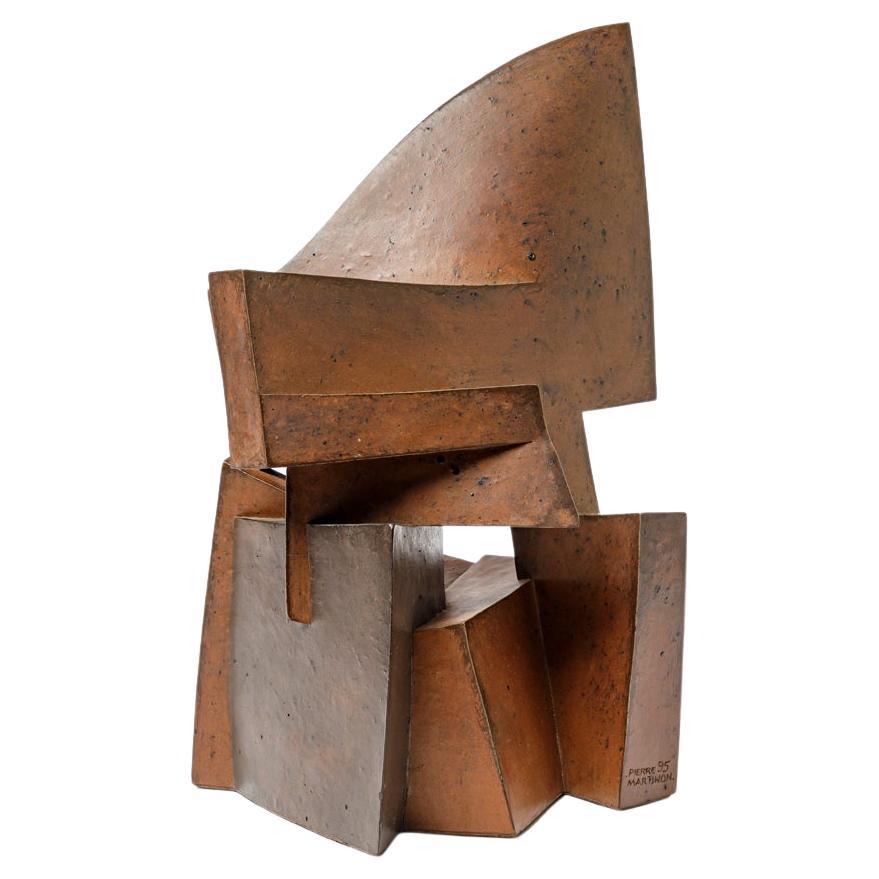 The Sculpture Entitled "La Citadelle" by Pierre Martinon, circa 2000 en vente