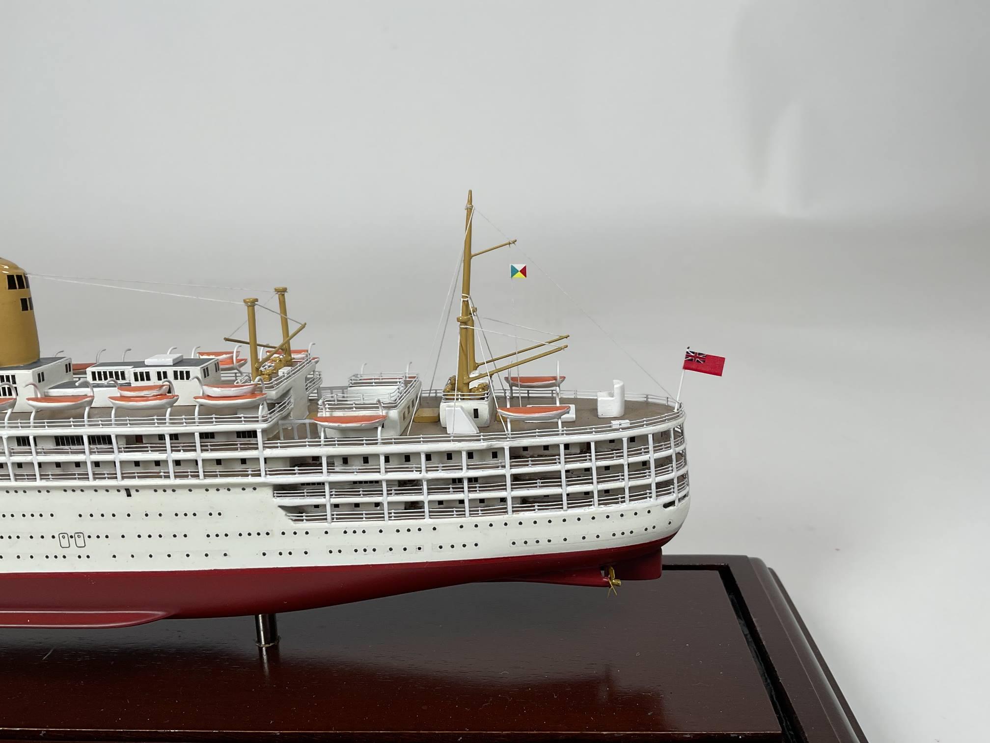 Wood Model of the SS Steam Ship Iberia For Sale
