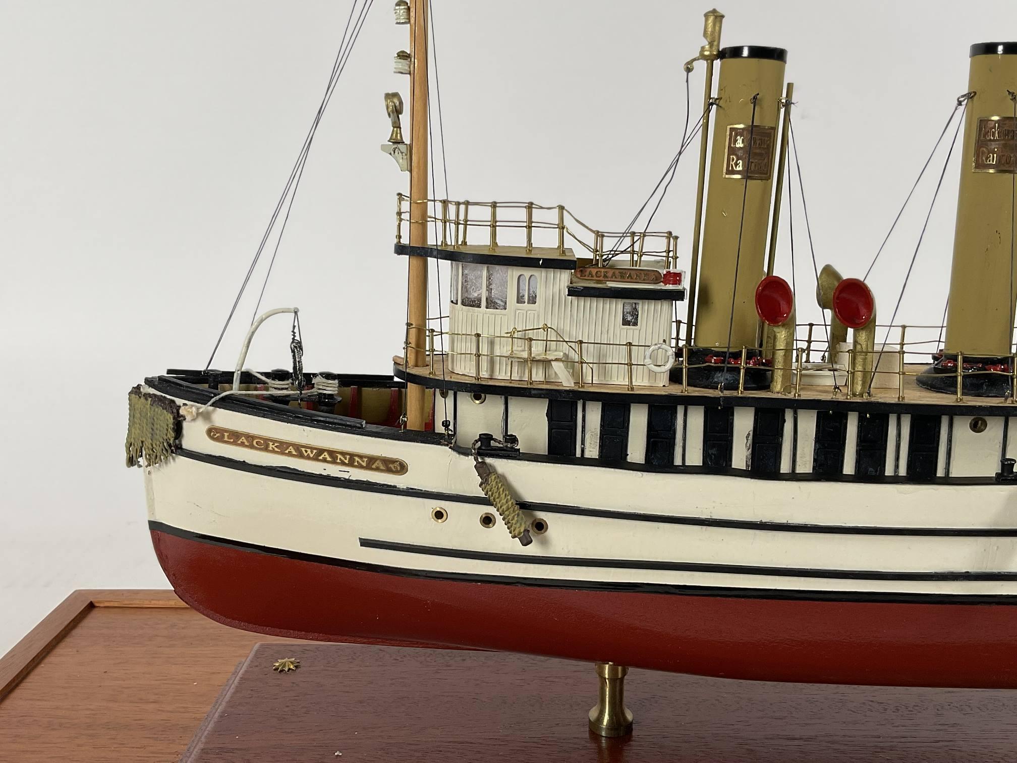 Fin du 20e siècle Modèle du bateau à vapeur Lackawana en vente