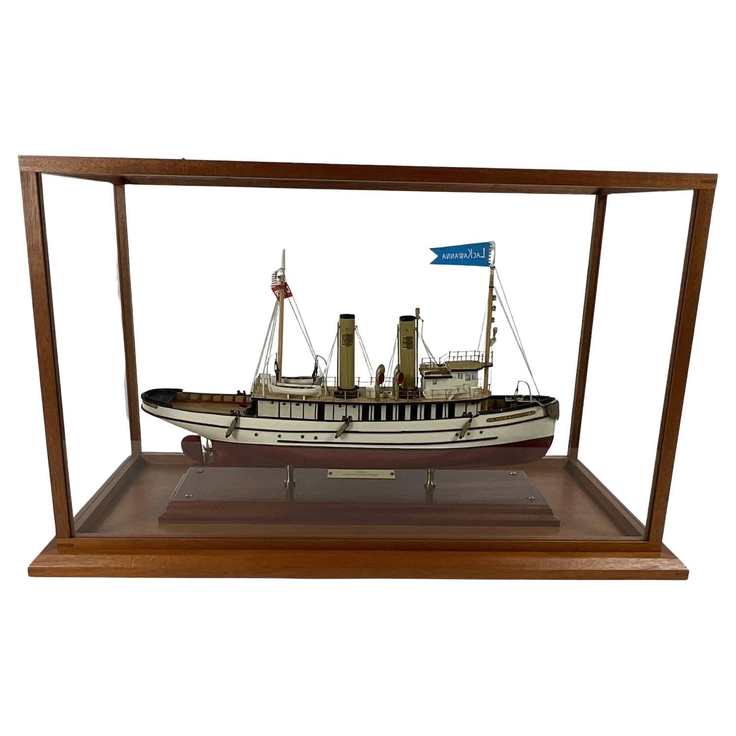 Model of the Steam Tug Lackawana