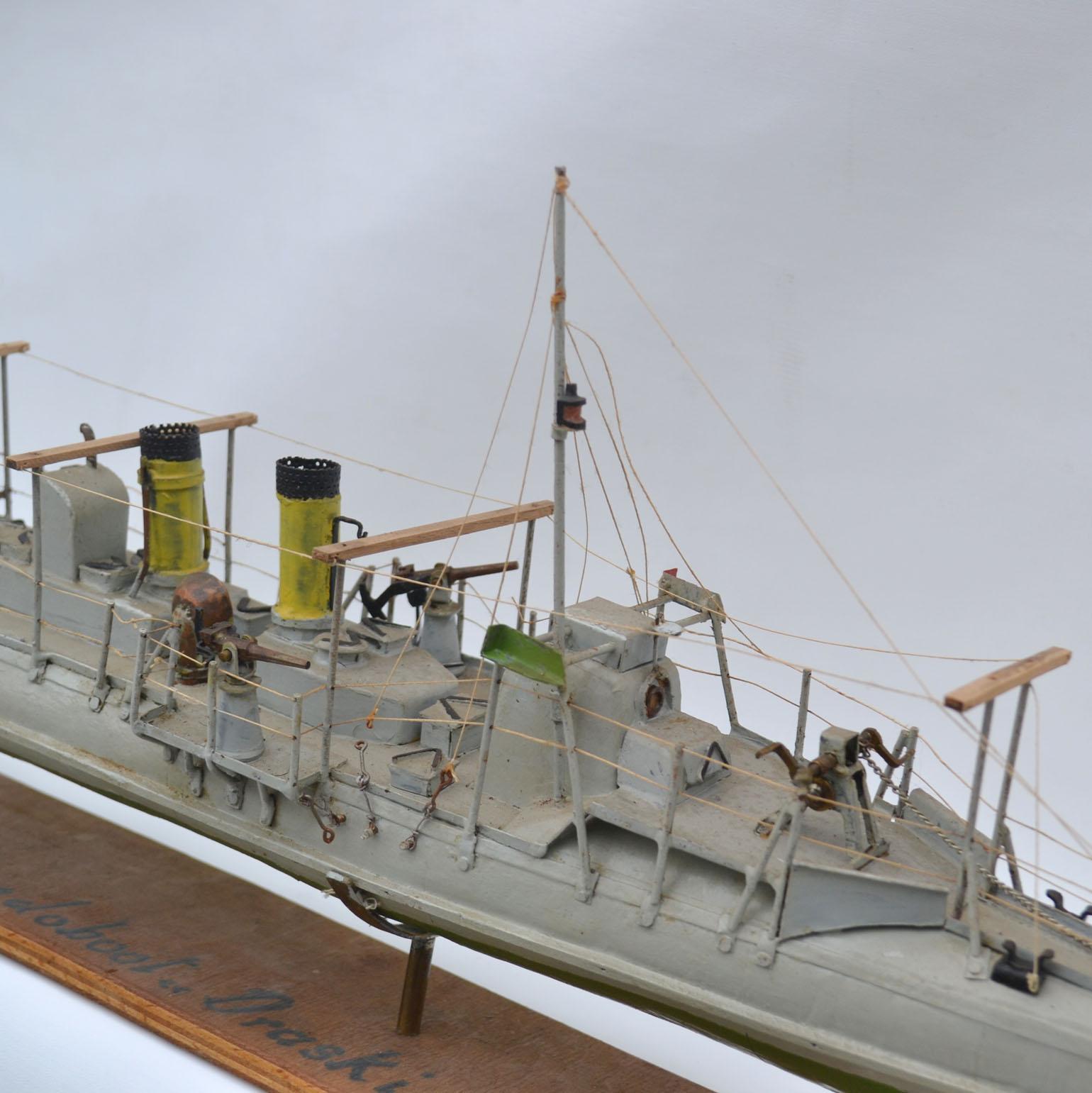 Model of the Torpedo Boat 'Drazki' Ussr, 1907 3