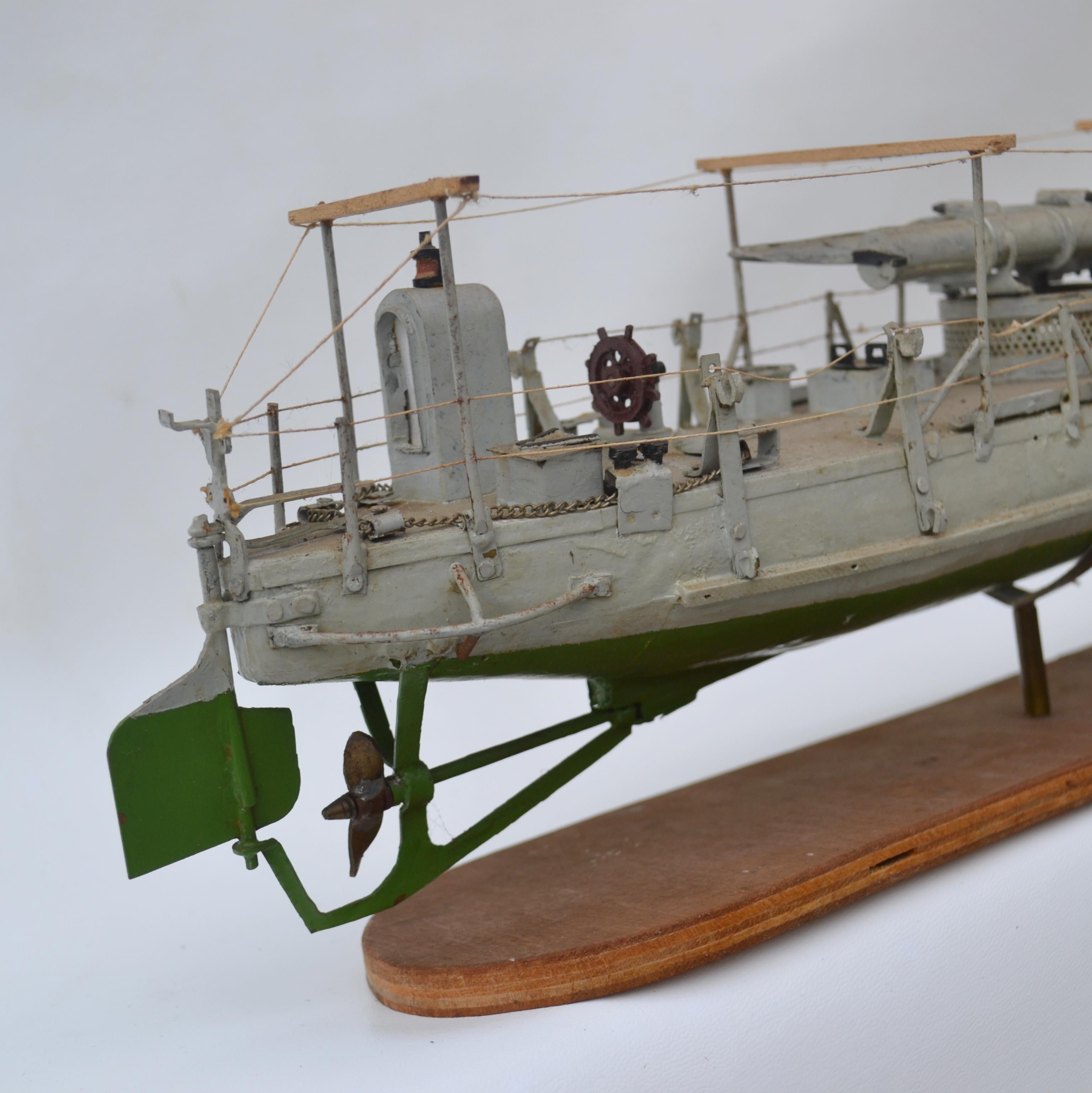 European Model of the Torpedo Boat 'Drazki' Ussr, 1907