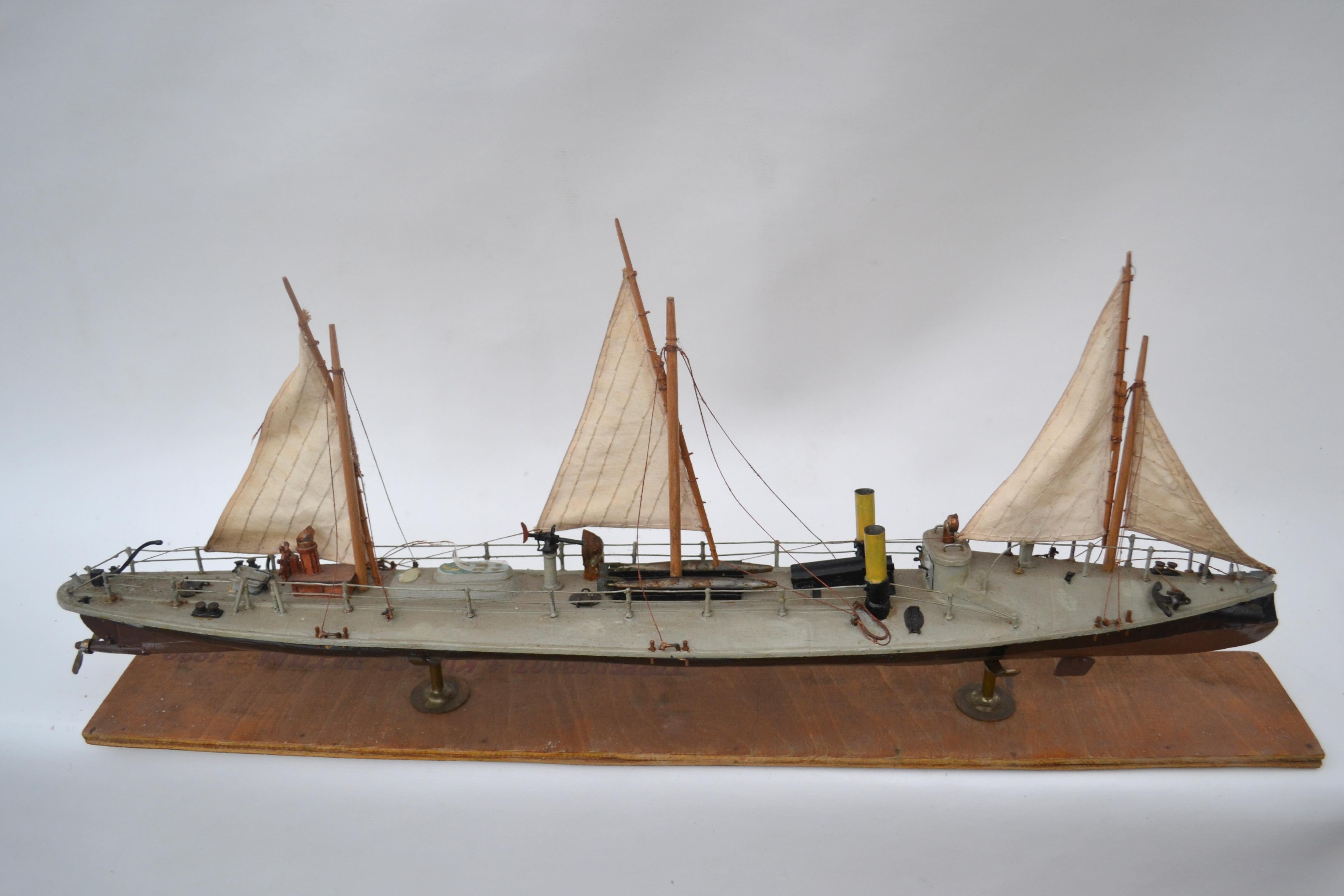 Tchèque Modèle de bateau à torpilles Klasse Batum, 1880 en vente