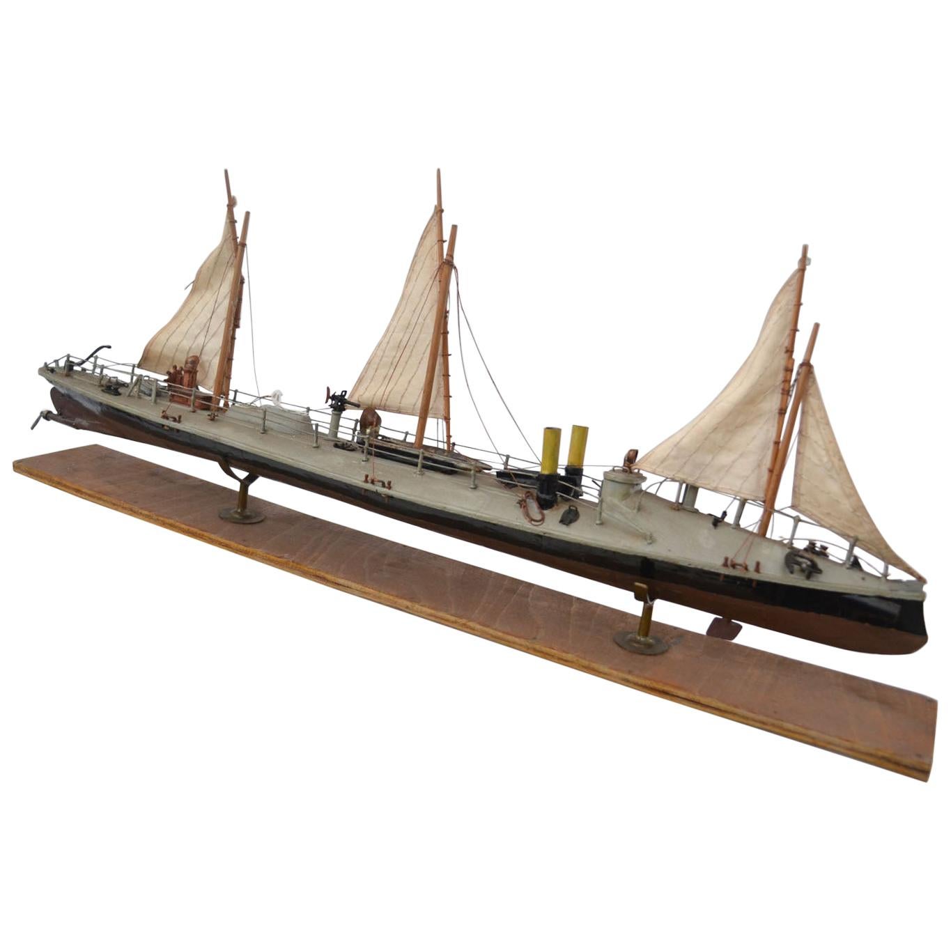 Model of Torpedo Boat Klasse Batum, 1880 For Sale