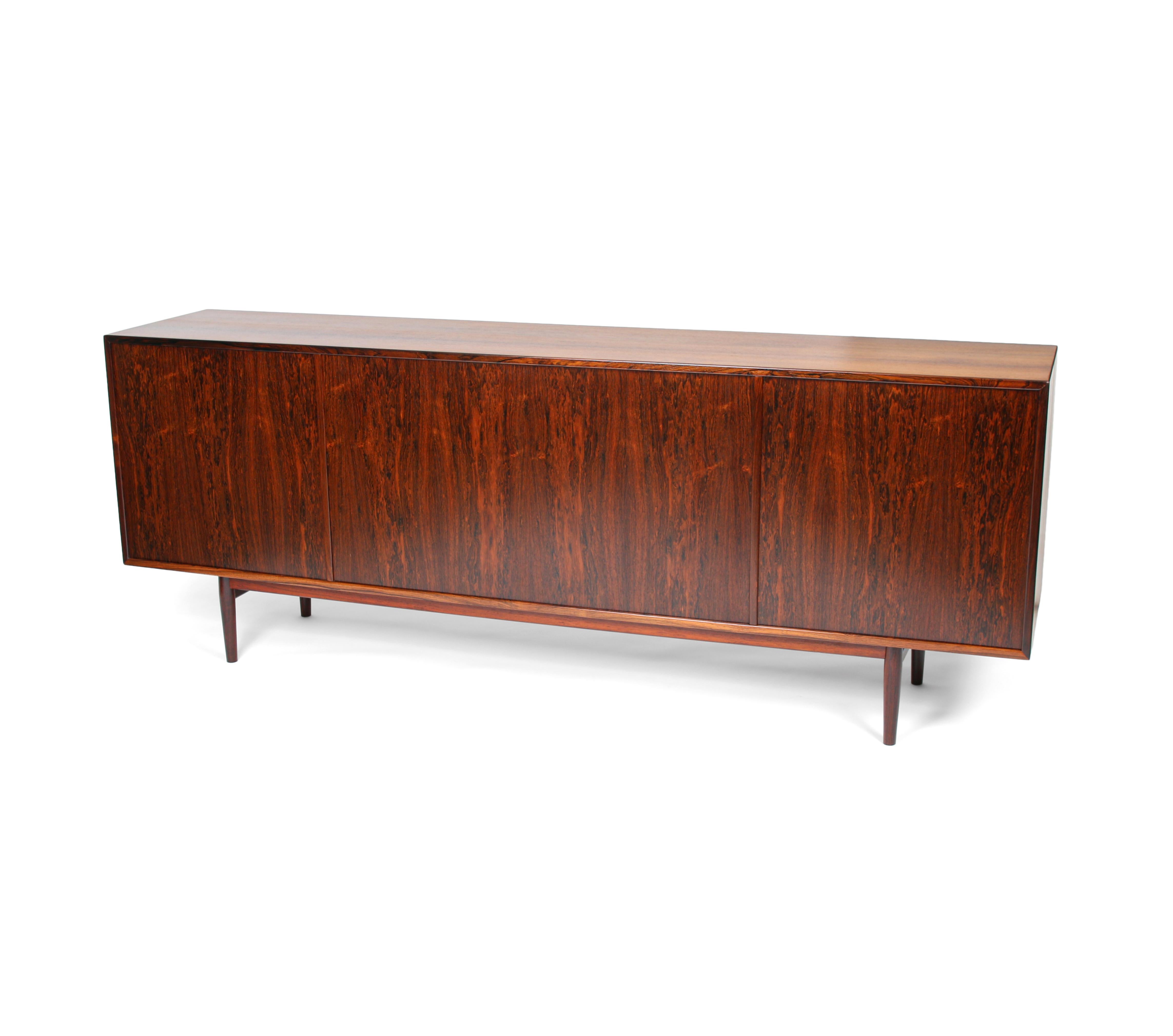 Scandinavian Modern Model OS-36 Rosewood Credenza by Arne Vodder for Sibast Furniture, Circa 1960s