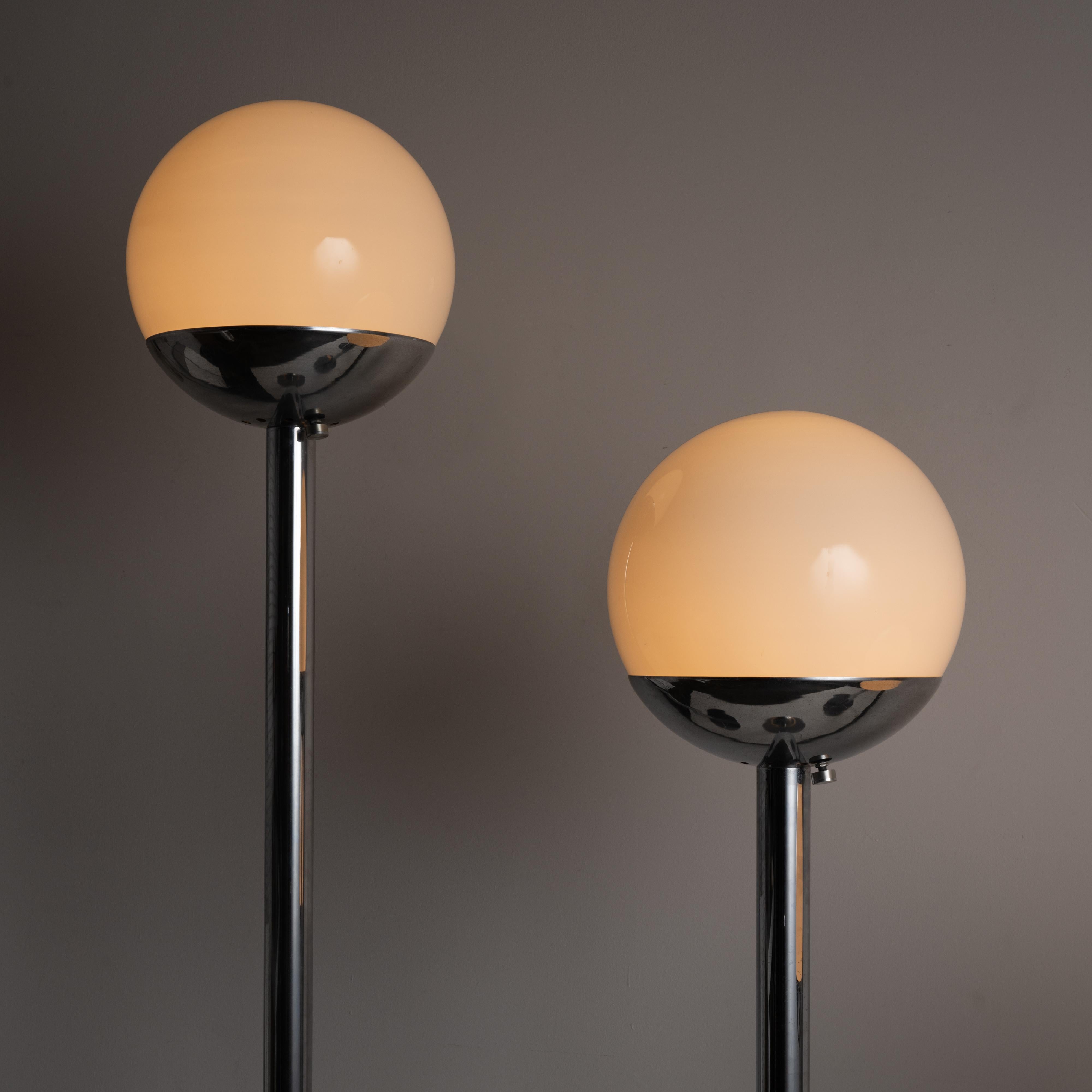 Mid-Century Modern Model P428 Floor Lamps by Pia Guidetti Crippa for Luci Italia For Sale