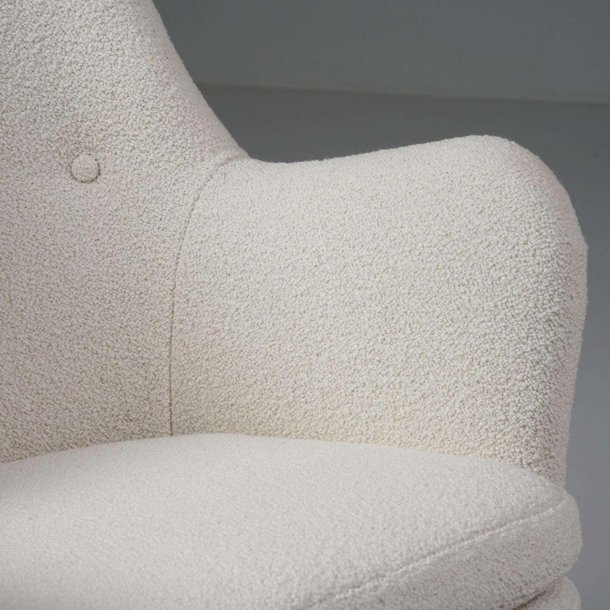 Mid-20th Century Model Pedro Armchair, Carl Gustaf Hiort af Ornäs, Hiort Tuote Puunveisto, 1950s For Sale