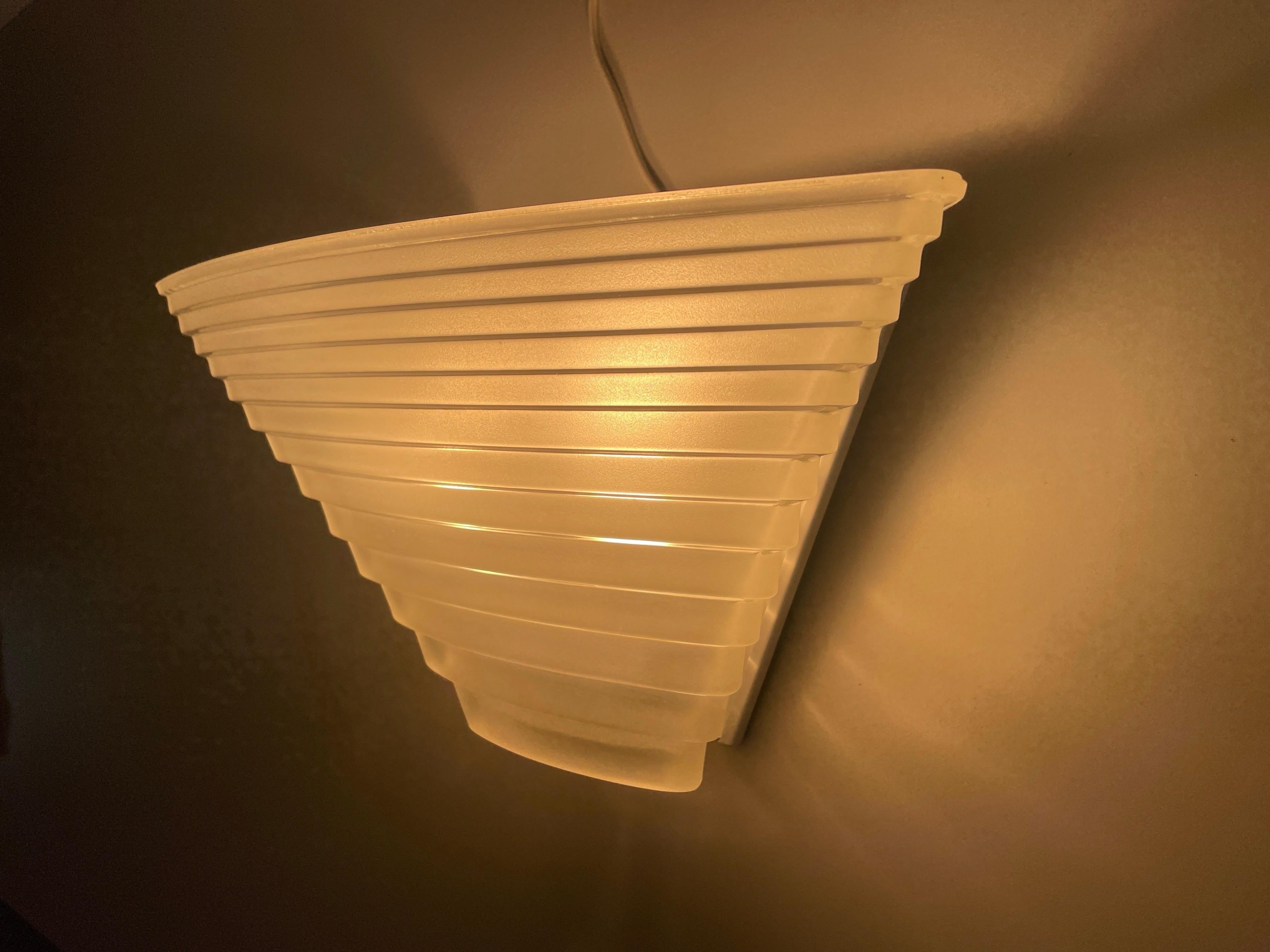 Applique singola Model Pergamo 38 di Angelo Mangiarotti per Artemide, anni '80, Italia in vendita 9