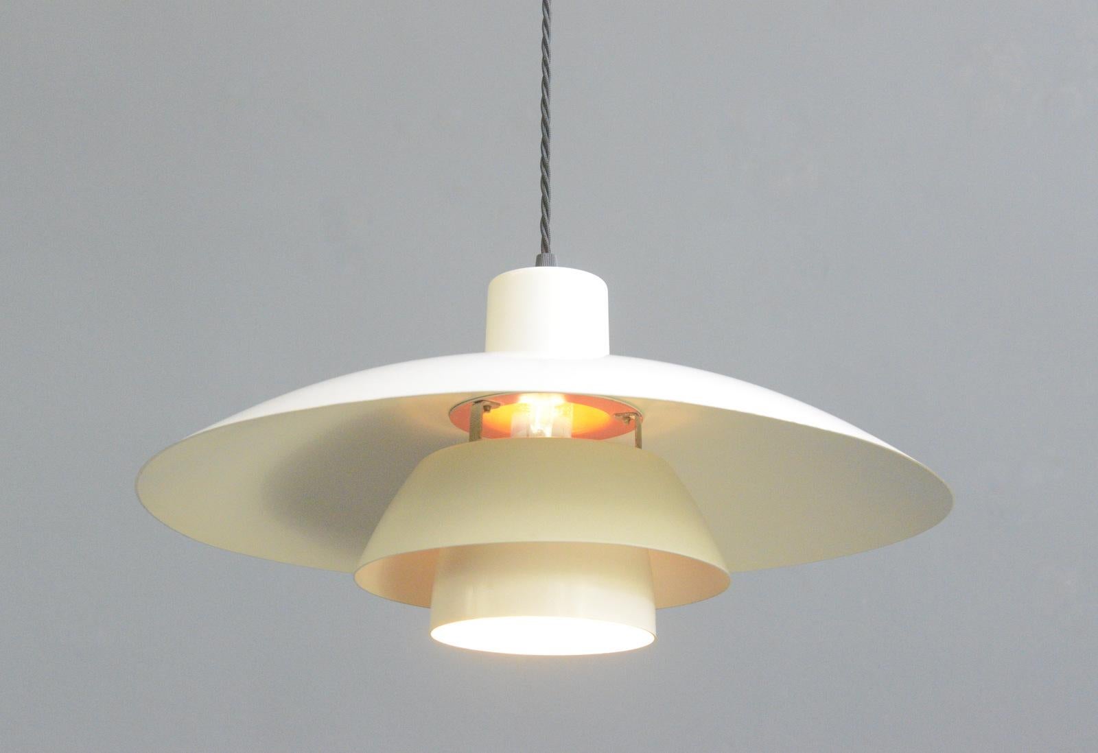 Model PH4 Pendant Lights by Louis Poulson, Circa 1960s In Good Condition In Gloucester, GB