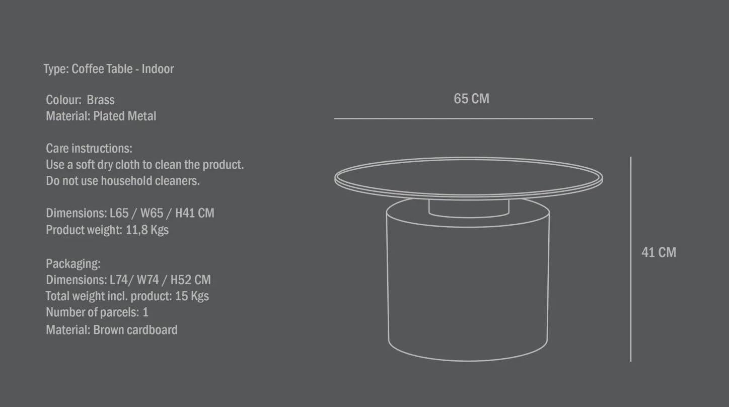 Plaqué Table basse modèle Pillar, design comme une sculpture moderne en vente