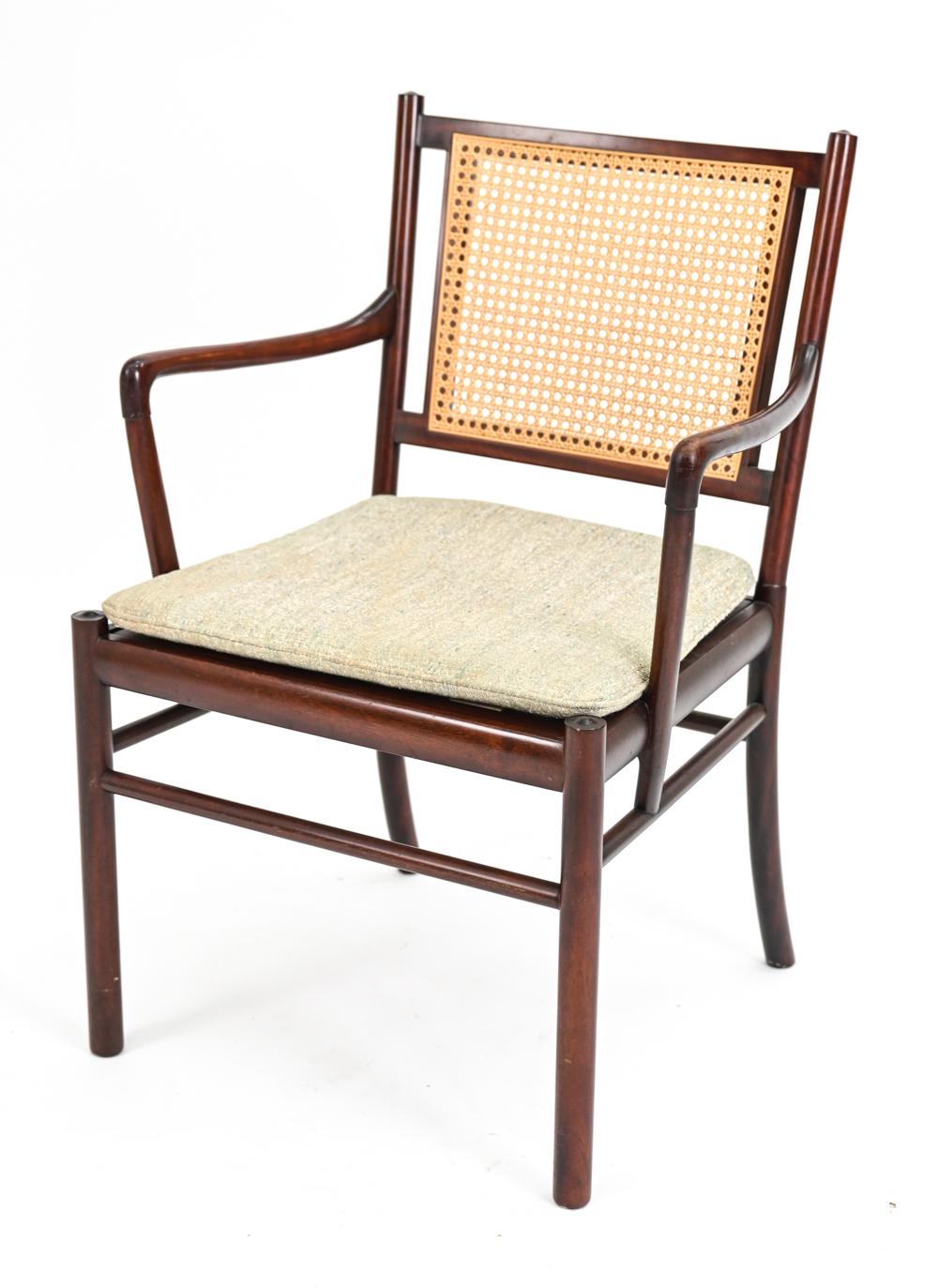 Model PJ-301 Colonial Armchair by Ole Wanscher for Poul Jeppesen, 1960s In Good Condition In Norwalk, CT